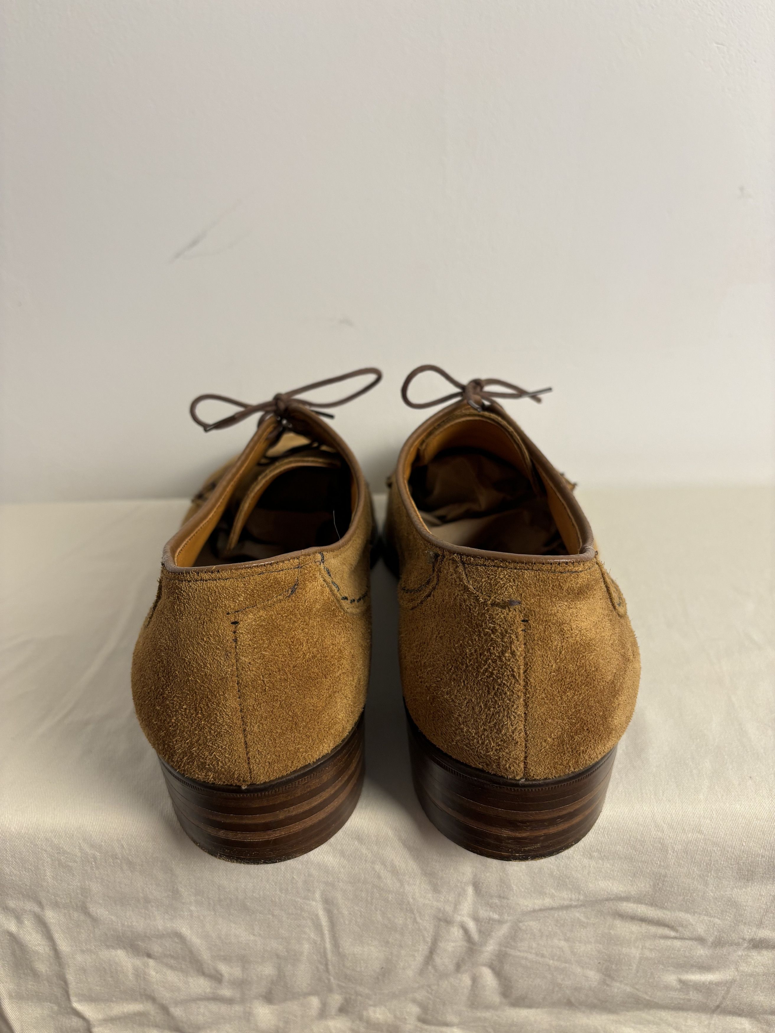 Other Vintage 80s Loake Super Victor Truro Guidi Style Suede Shoes Size US 10 / EU 43 - 5 Thumbnail