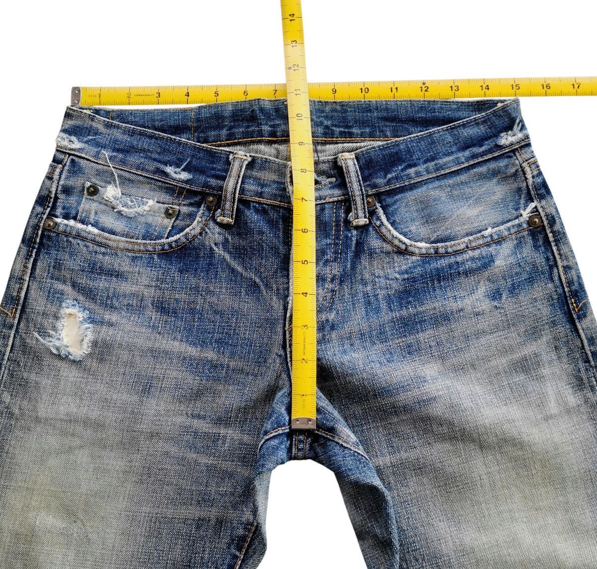 Eternal Vintage Eternal Distressed Flared Jeans 🔸Y143 Size US 30 / EU 46 - 12 Thumbnail