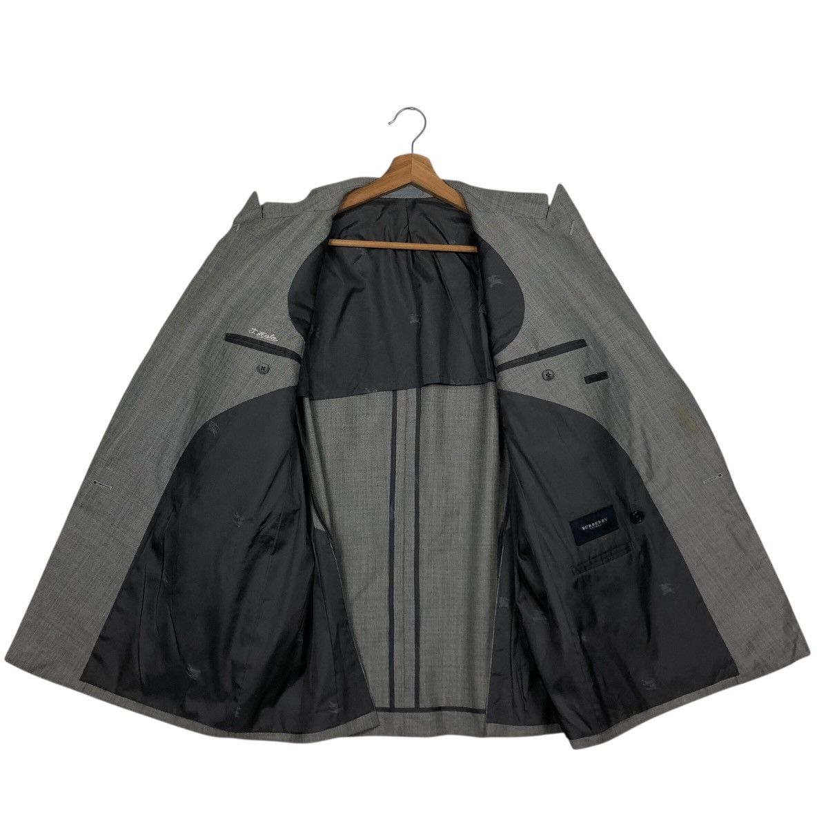 Burberry 📌Rich Grey Vintage Double Breast Chore Jacket Burberry Size US M / EU 48-50 / 2 - 14 Thumbnail