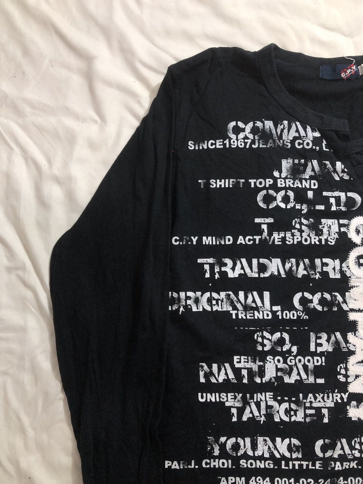 If Six Was Nine Gothic Poem C.P.Y LongSleeve Rock Punk Style Size US L / EU 52-54 / 3 - 4 Thumbnail