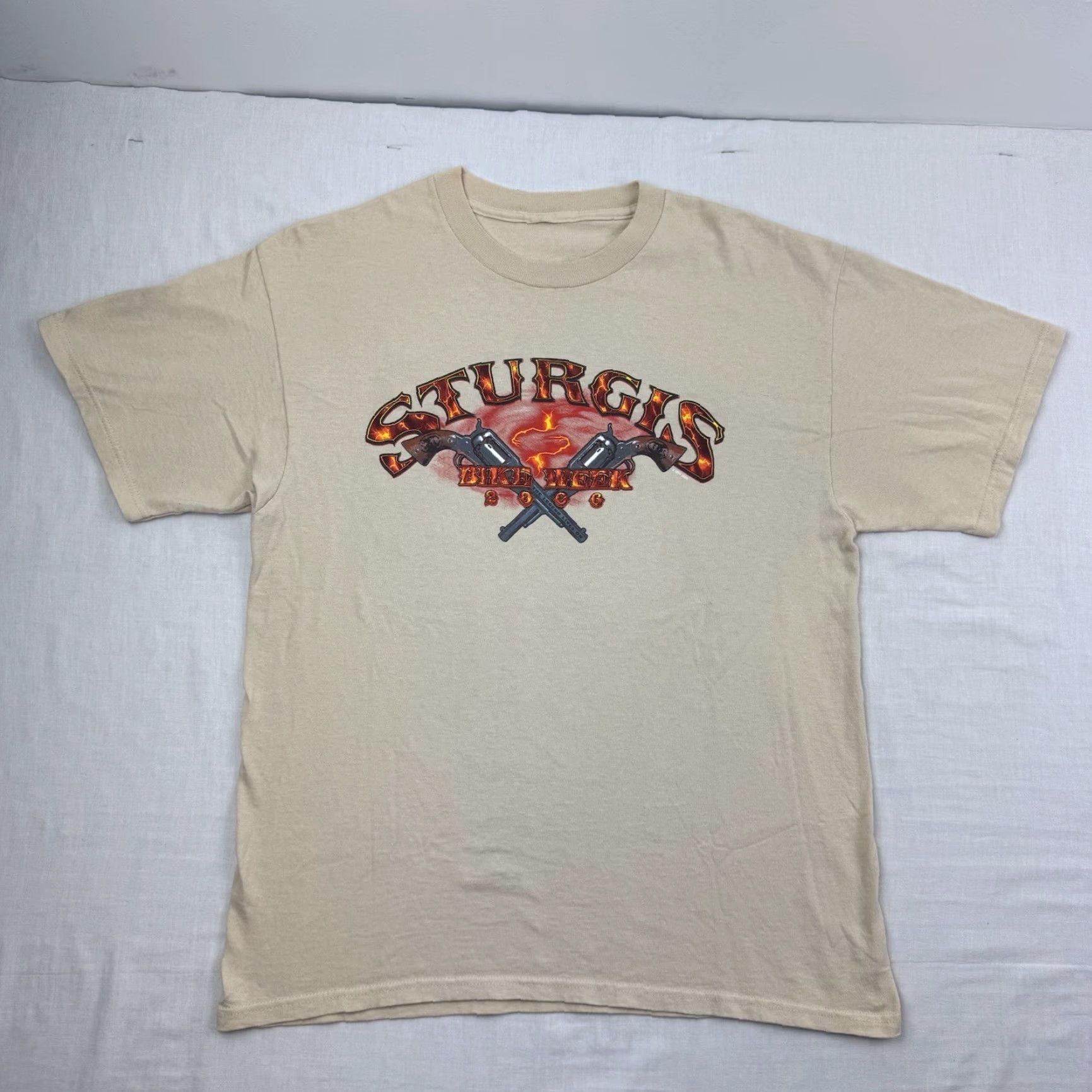 Vintage VINTAGE Sturgis T Shirt Adult Large Biker Motorcycle Y2K Bike Week 2006 American Size US L / EU 52-54 / 3 - 3 Thumbnail