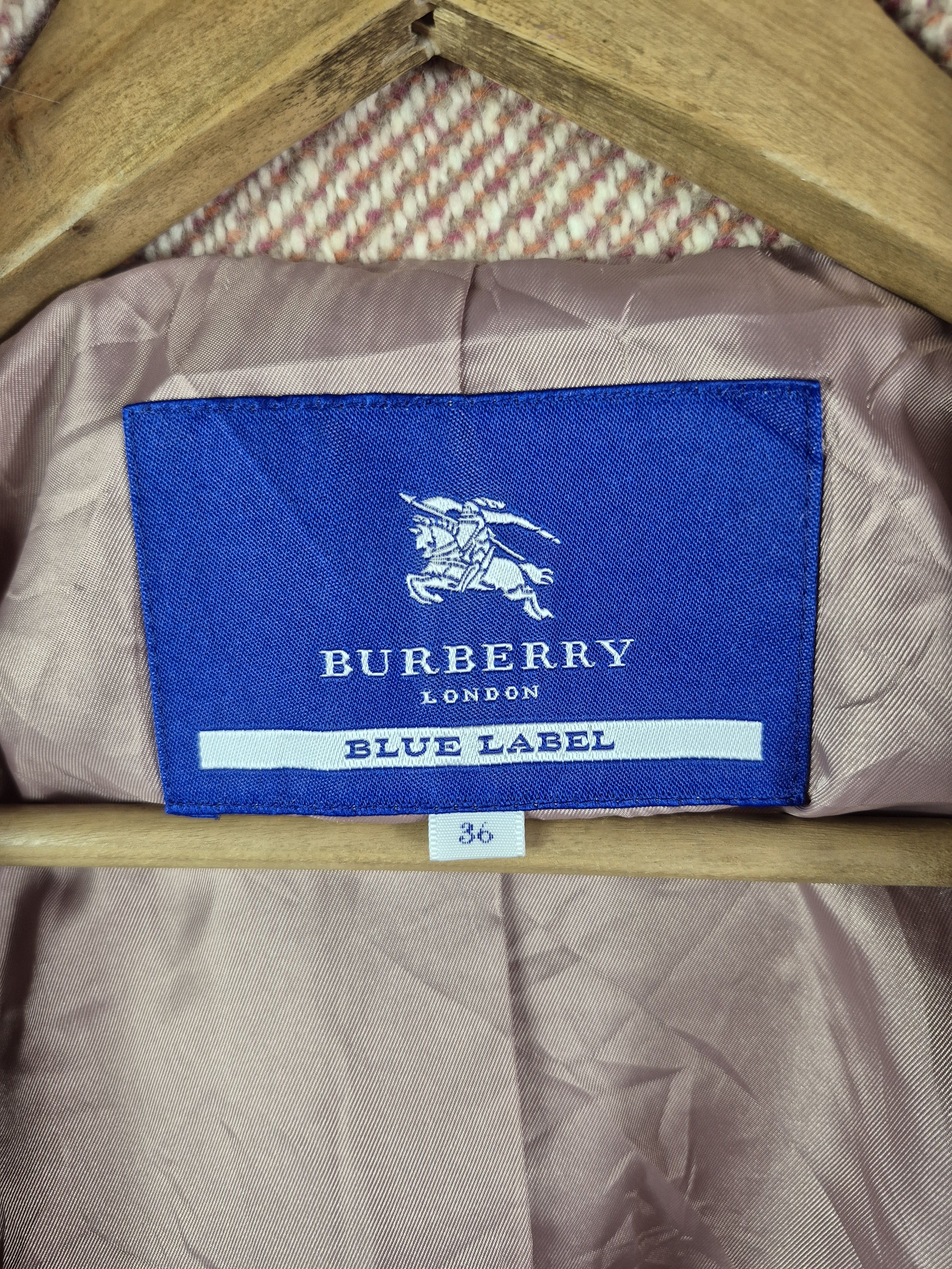 Burberry 🔥 Burberry London Blue Label Trench Coat Jacket Size XS / US 0-2 / IT 36-38 - 12 Thumbnail