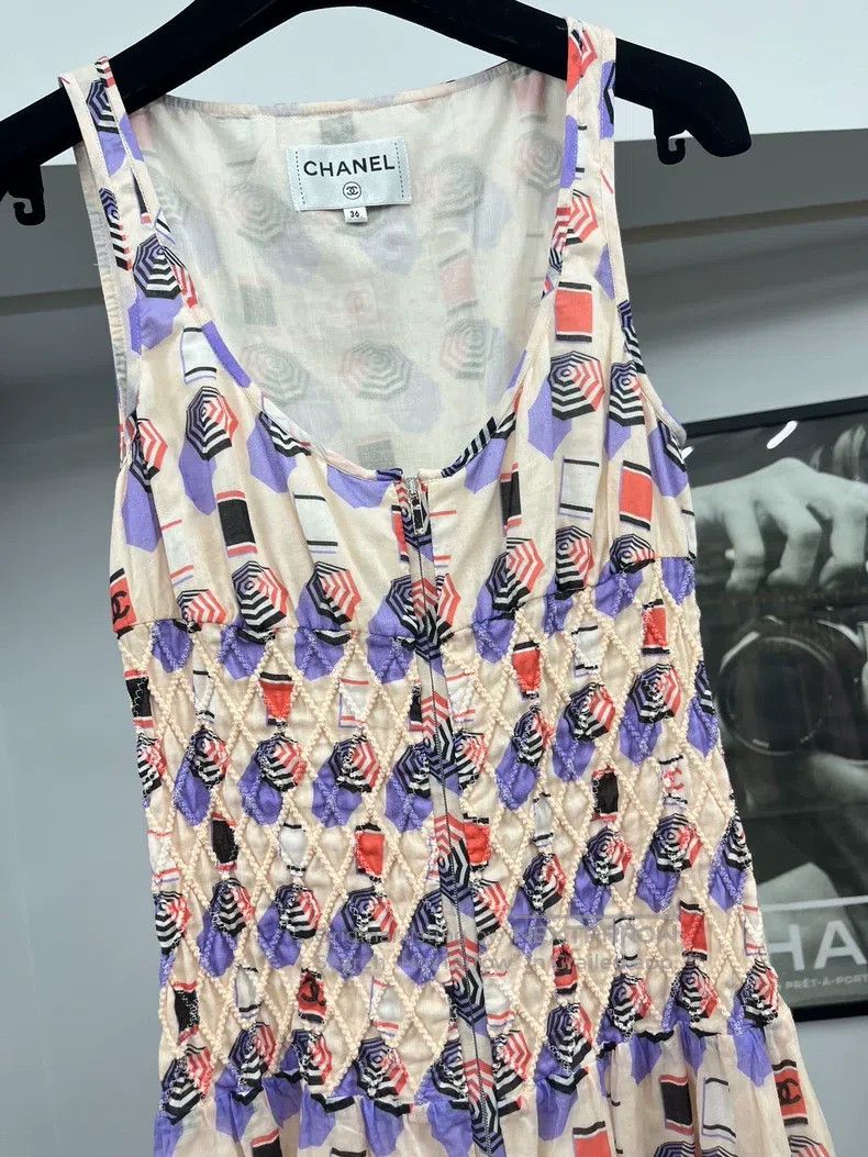 Chanel Chanel Beach Series Printed Dress Size XS / US 0-2 / IT 36-38 - 2 Thumbnail