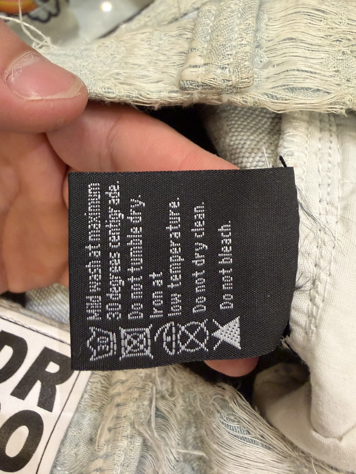 Who Decides War Who Decides War Frayed Denim Jeans Size US 34 / EU 50 - 4 Thumbnail