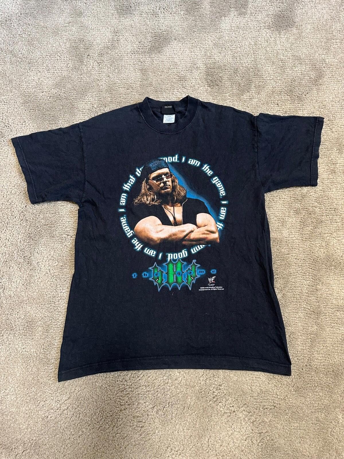 WWE Vintage 2000 WWF Triple H T-Shirt - WWE - Wrestling - 90s Size US L / EU 52-54 / 3 - 1 Thumbnail