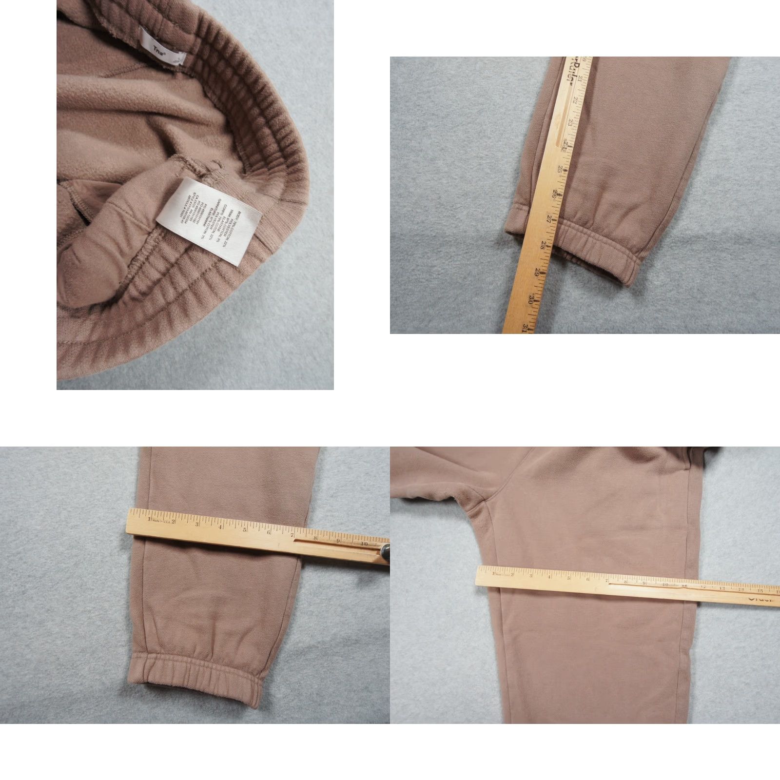 TNA Tna Pants Womens Large Tan Sweats Fleece Casual Comfort Size 36" / US 14 / IT 50 - 8 Thumbnail