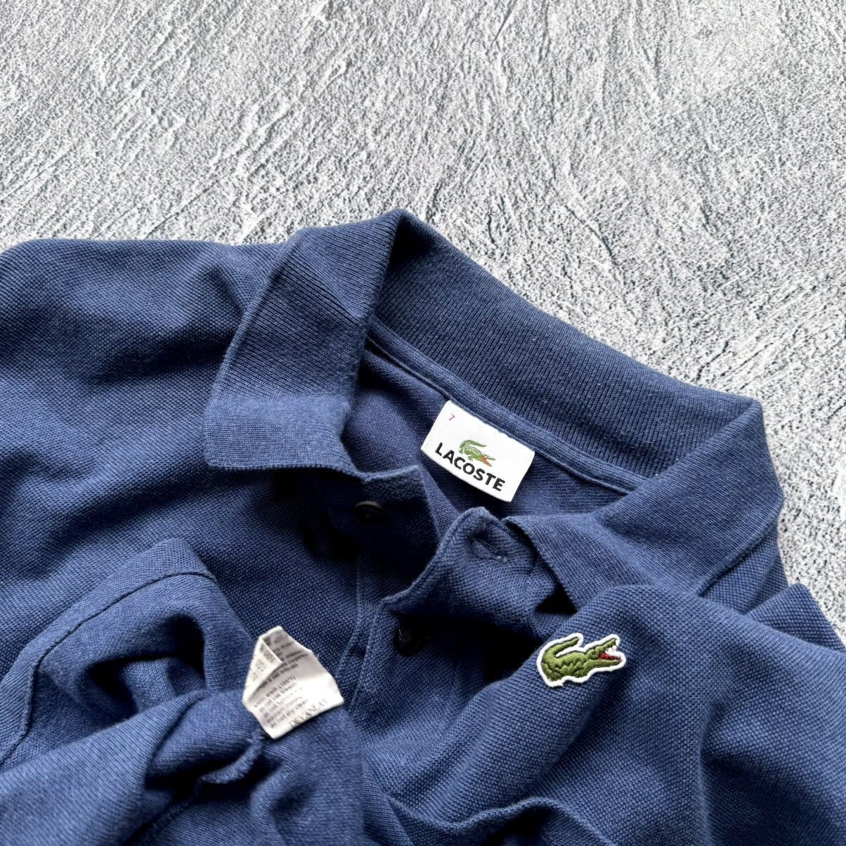 Lacoste Lacoste Mens Blue Long Sleeve Polo Shirt Y2K Size US XL / EU 56 / 4 - 4 Thumbnail
