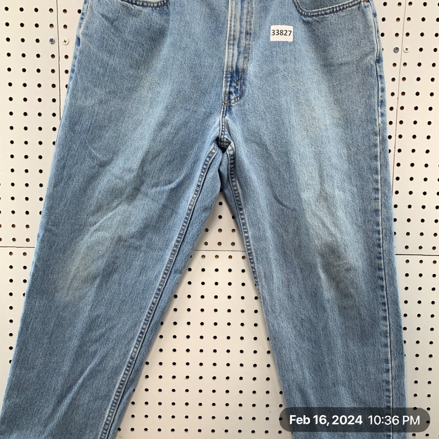 Levi's VINTAGE Levi's 550 Jeans Mens Straight Denim 34x29 Light Wash USA 90s Relaxed Fit Mens Regular Jeans Size US 34 / EU 50 - 3 Thumbnail