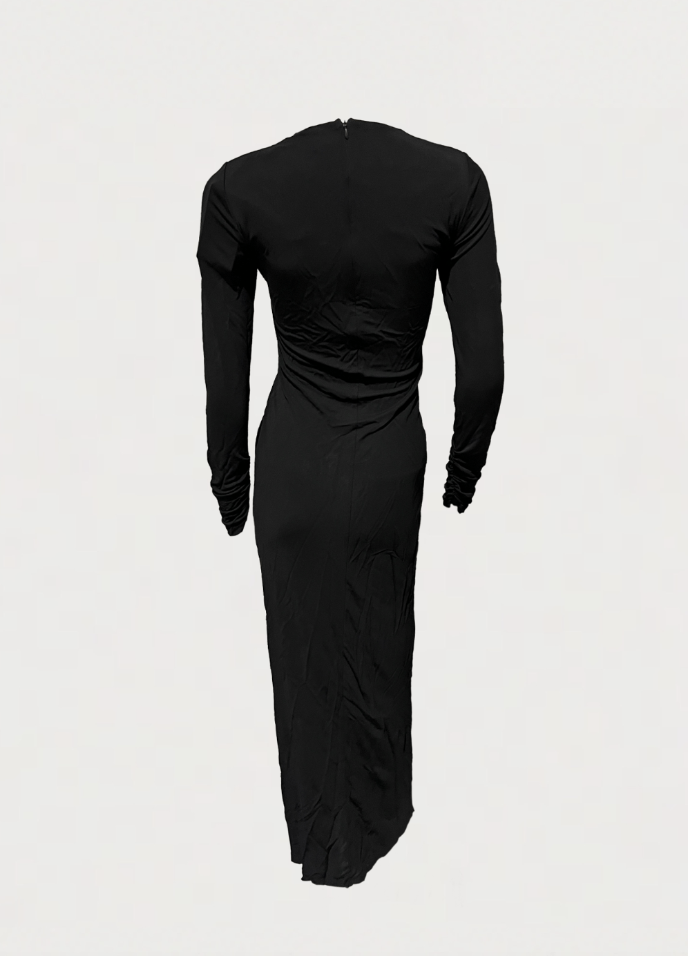 knee length dresses for ladies Beautiful V-neckline Long Puffy Sleeves Gradient Party Dress, Long Shi –  Cutedressy
