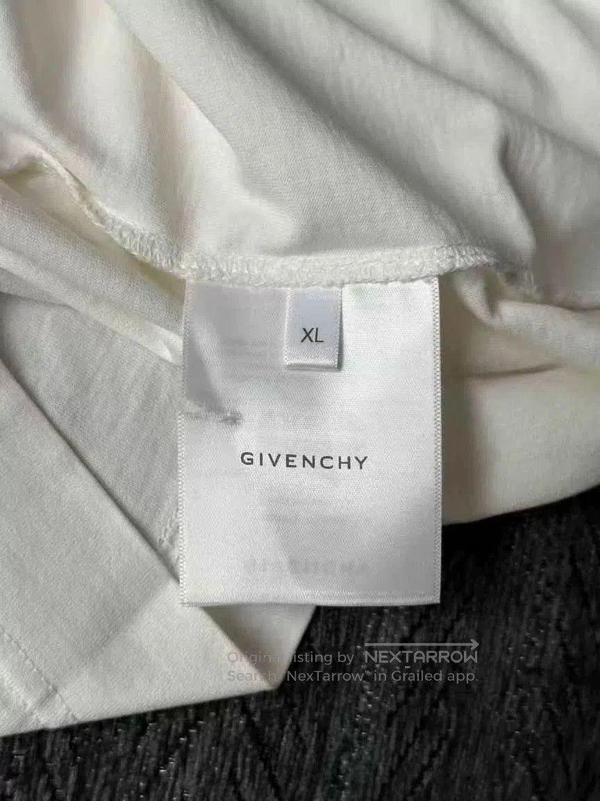 Givenchy givenchy chito white graffiti dog head shirt. Size US S / EU 44-46 / 1 - 4 Thumbnail