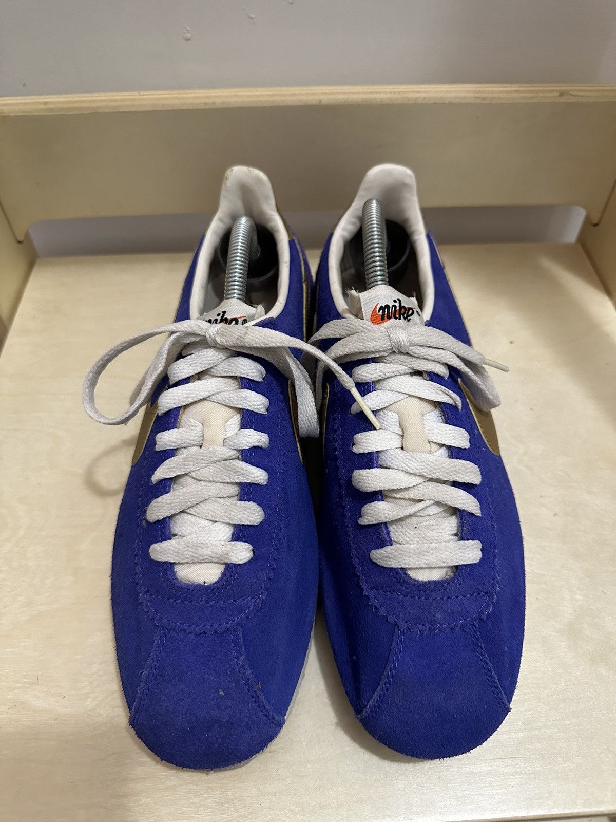 Nike × Vintage Nike Cortez Suede Vintage Royal Blue/Gold Size US 9 / EU 42 - 5 Thumbnail