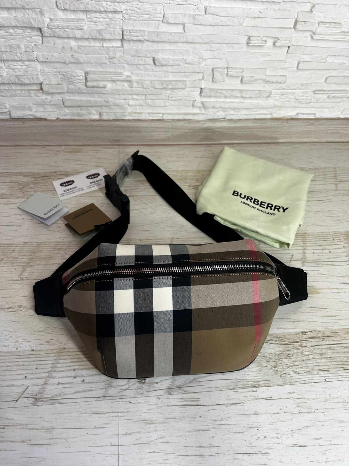 Burberry Burberry Sonny Nova Check Bum Bag Fanny Pack Unisex Belt Bag Size ONE SIZE - 1 Thumbnail