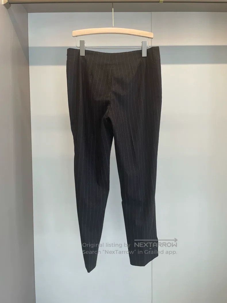 Brunello Cucinelli Brunello Cucinelli Grey Caramel Striped New Wool Long Trou Size US 30 / EU 46 - 2 Thumbnail