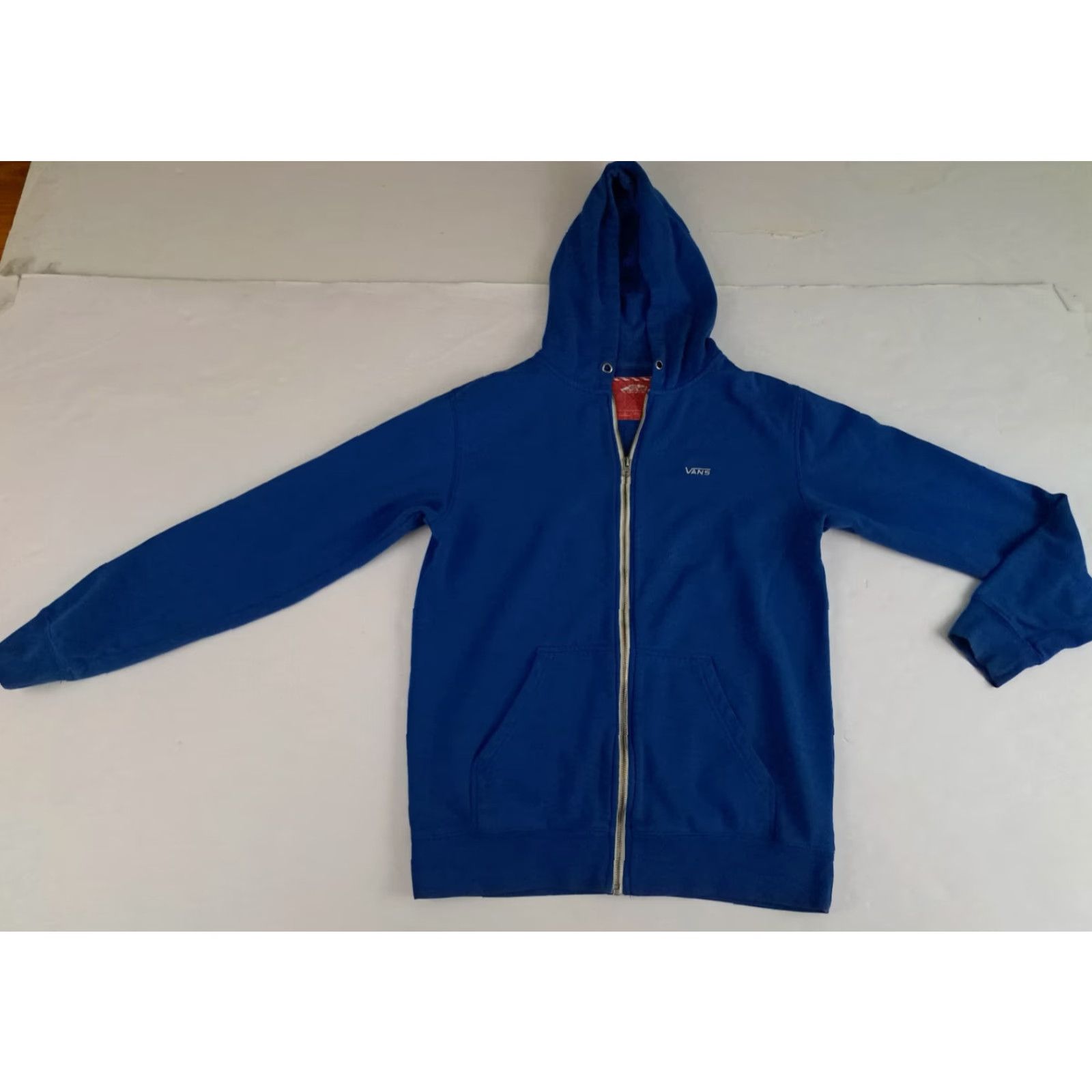 Vans VINTAGE Vans Zip-up Small Hooded Sweatshirt blue Hoodie Jacket Unisex Adults S Blue skateboarding Mens Womens Size US S / EU 44-46 / 1 - 3 Thumbnail