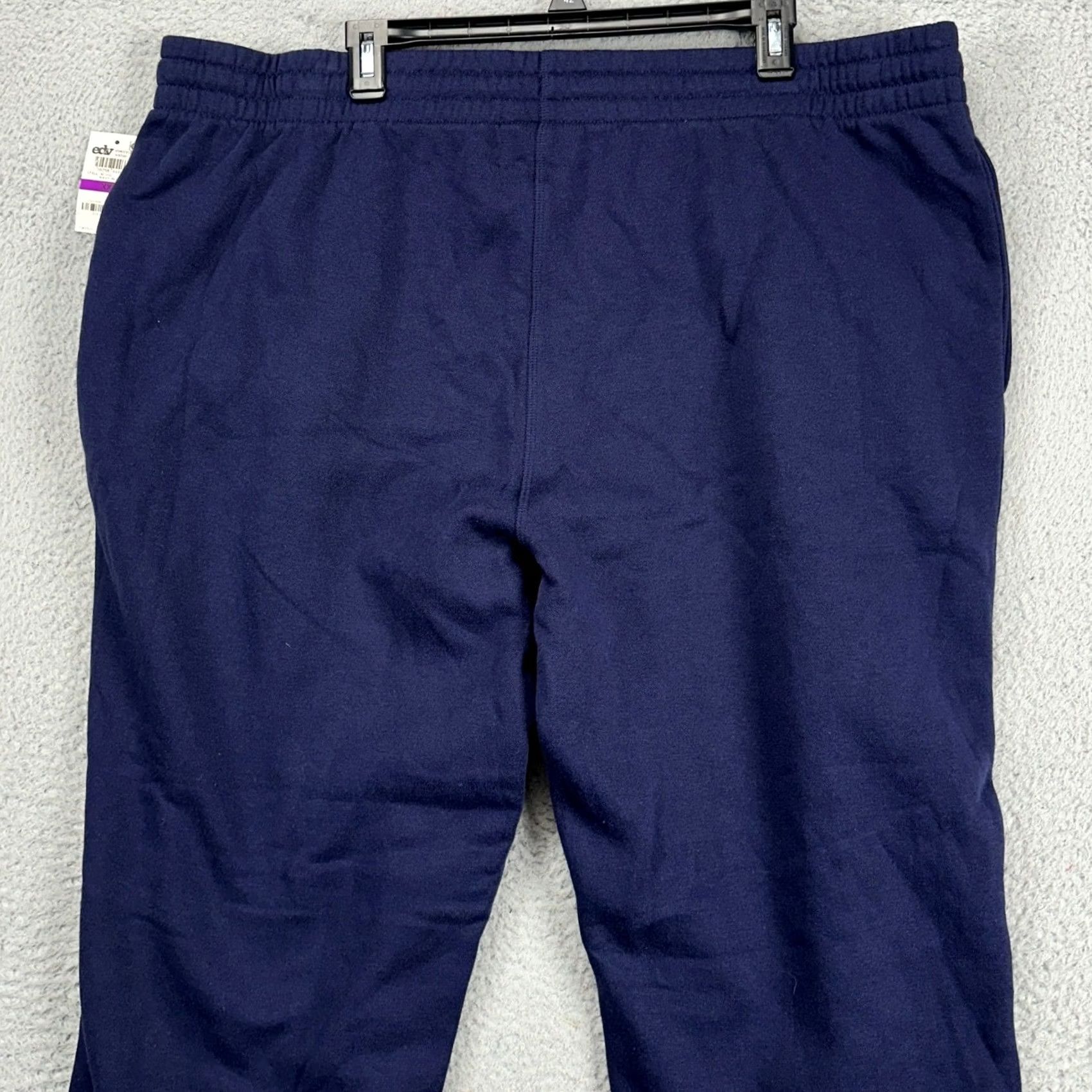 Club Room VINTAGE Club Room Mens Athletic Sweatpants 2XL Navy Blue Drawstring Elastic Waist NEW Size US 39 - 3 Thumbnail