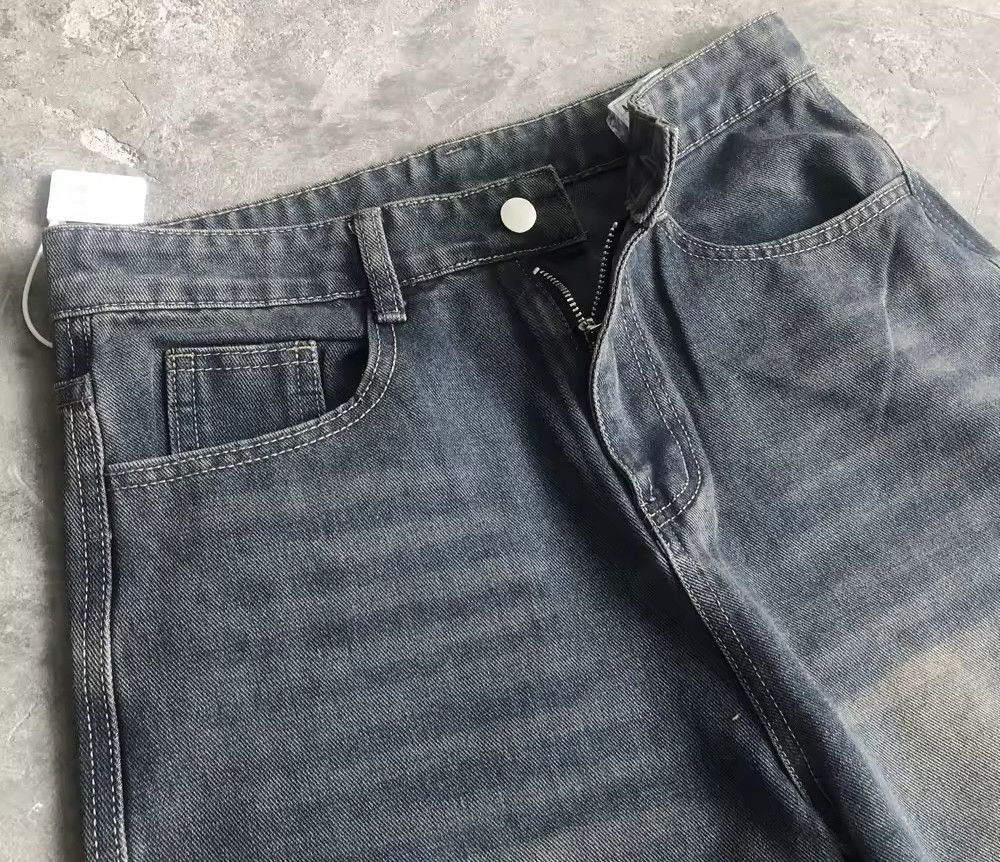 Japanese Brand × Jean Vintage Street Casual Simple Blue Jeans Size US 31 - 5 Thumbnail