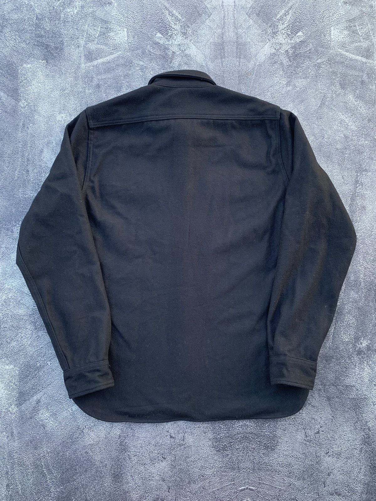 Other × Schott × Vintage Schott Bros Perfecto Wool Black Work shirt Size US M / EU 48-50 / 2 - 3 Thumbnail
