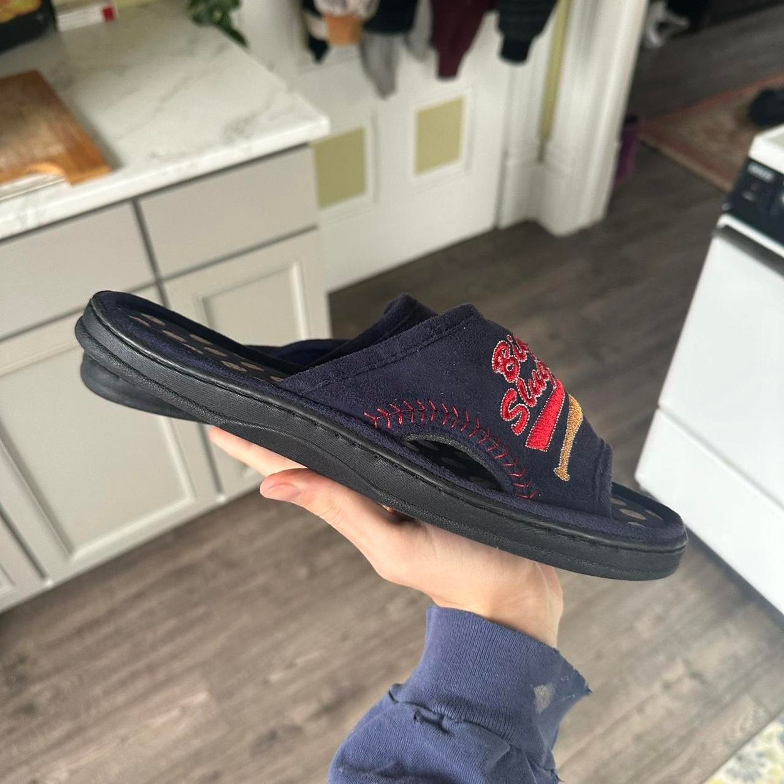 Vintage Vintage Baseball Dad Comfortable Slip On House Slippers Size US 7.5 / EU 40-41 - 6 Thumbnail
