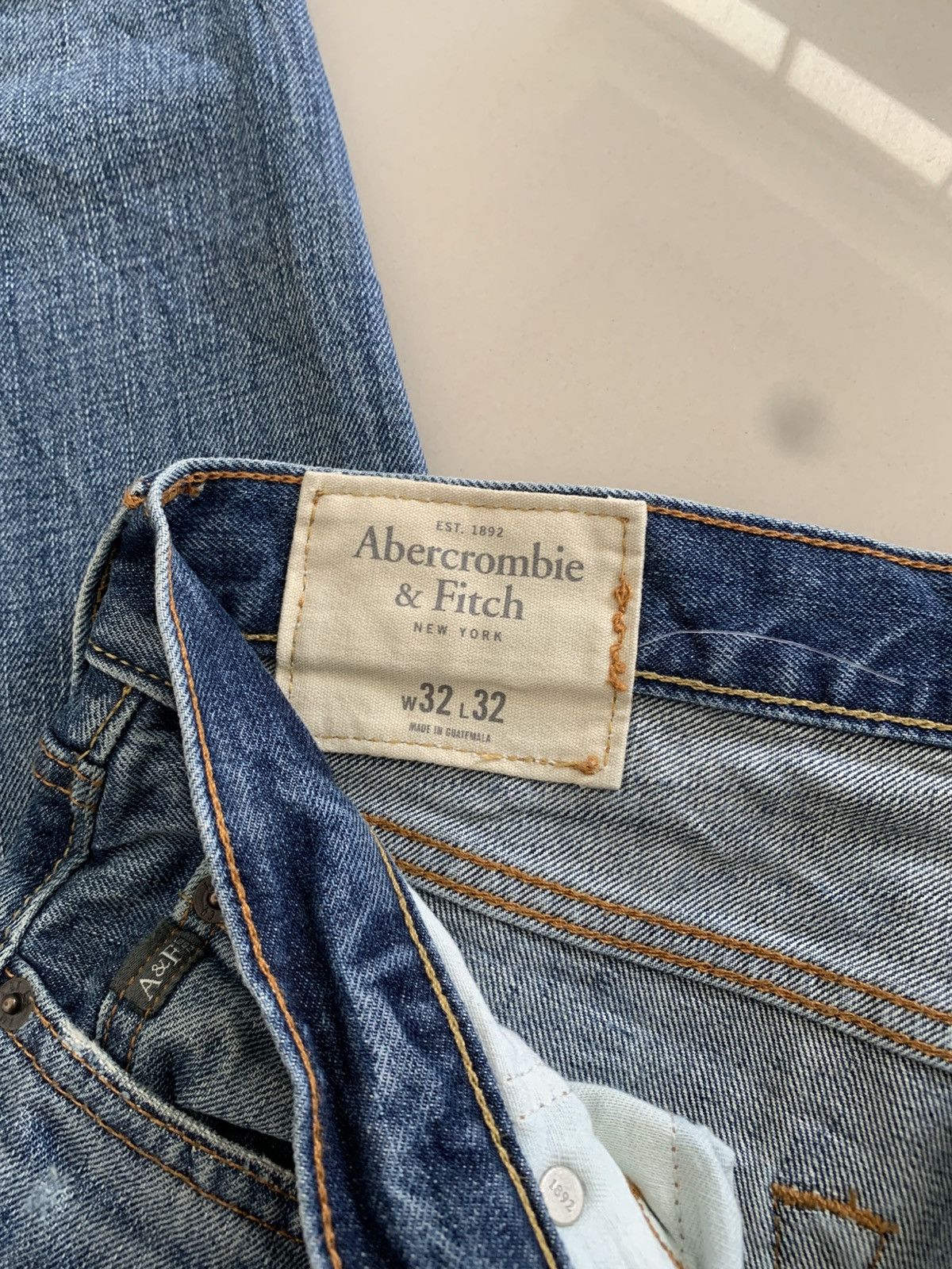 Abercrombie & Fitch Abercrombie & Fitch Distressed Faded Skinny Jeans Size US 30 / EU 46 - 6 Thumbnail
