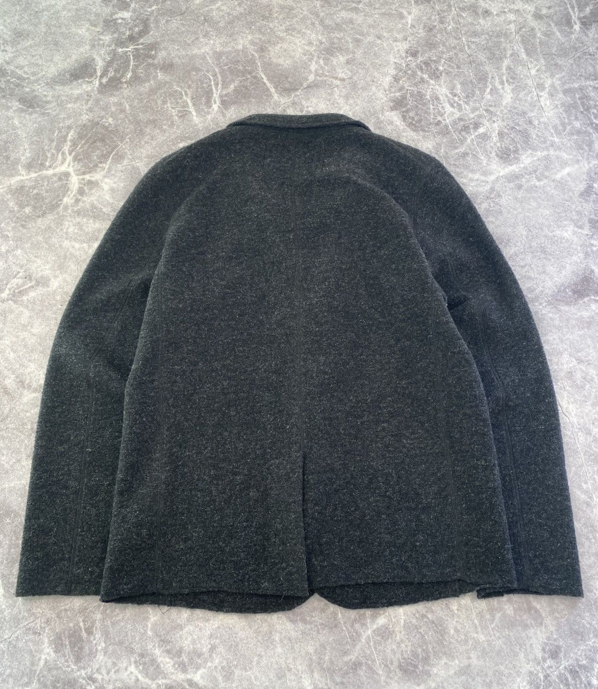 William Hunt William Hunt Wool Blend Front Pocket Unlined Blazer Size: M Size 48R - 9 Thumbnail