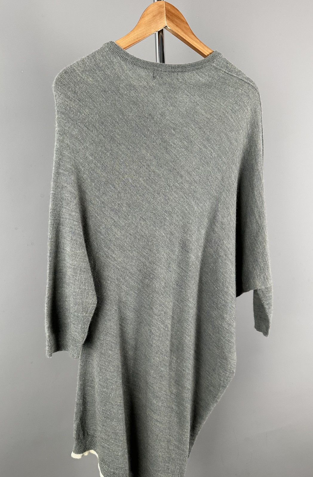Y's × Yohji Yamamoto Y’s - Yohji Yamamoto - Asymmetrical Knit Long Shirt Size US L / EU 52-54 / 3 - 9 Thumbnail