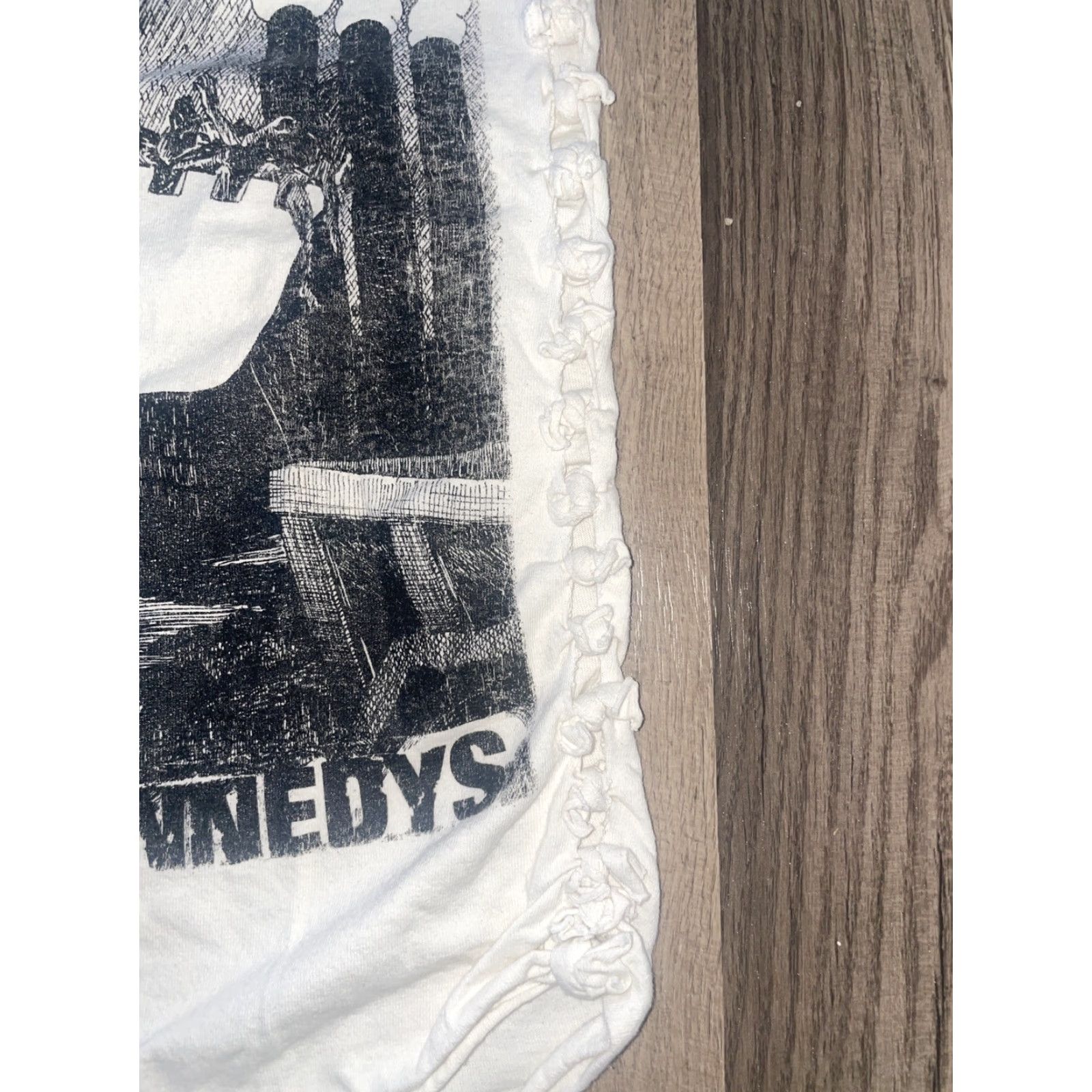 Vintage VINTAGE Dead Kennedys T-Shirt White Small Mens Kill The Poor 13x22 Chopped Size US S / EU 44-46 / 1 - 3 Thumbnail
