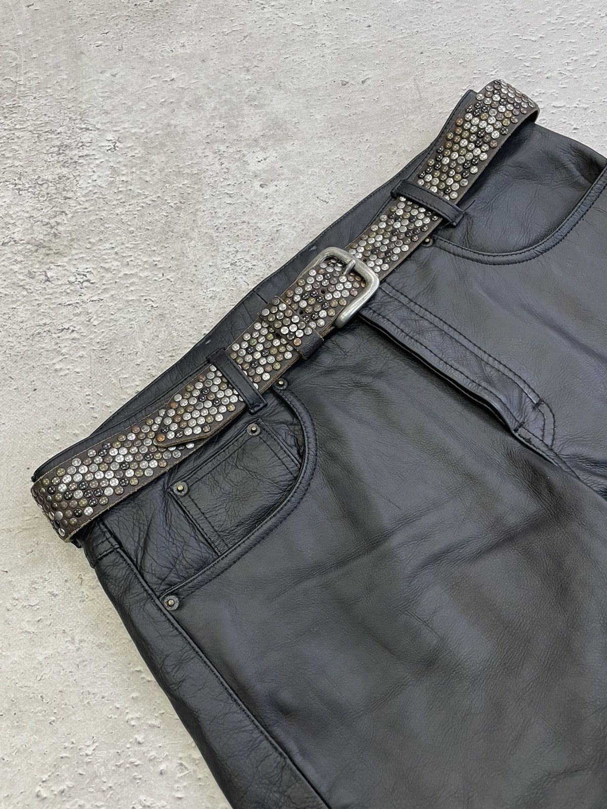 Japanese Brand × KMRii × Vintage VINTAGE METAL BELT JACKET ARCHIVE 2000s avant Garde belt Size ONE SIZE - 3 Thumbnail