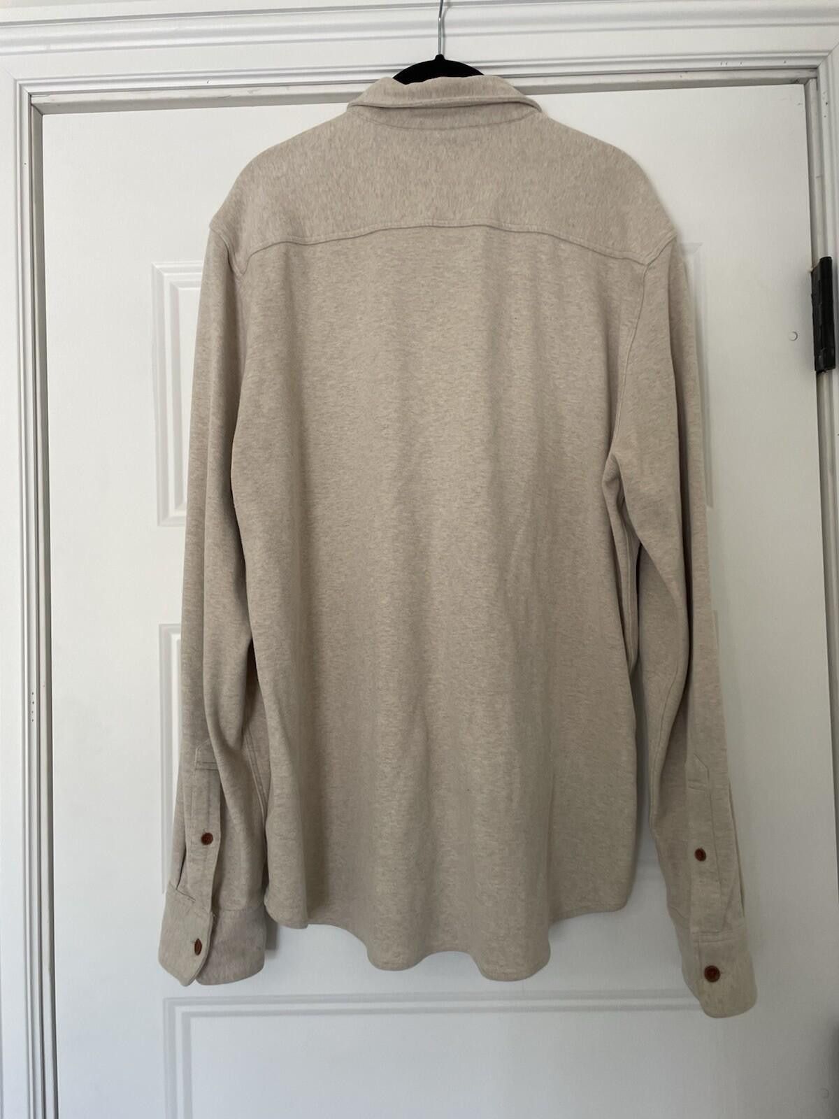 Faherty Faherty Knit Alpine Shirt Men Large Tan Beige Size US L / EU 52-54 / 3 - 2 Thumbnail