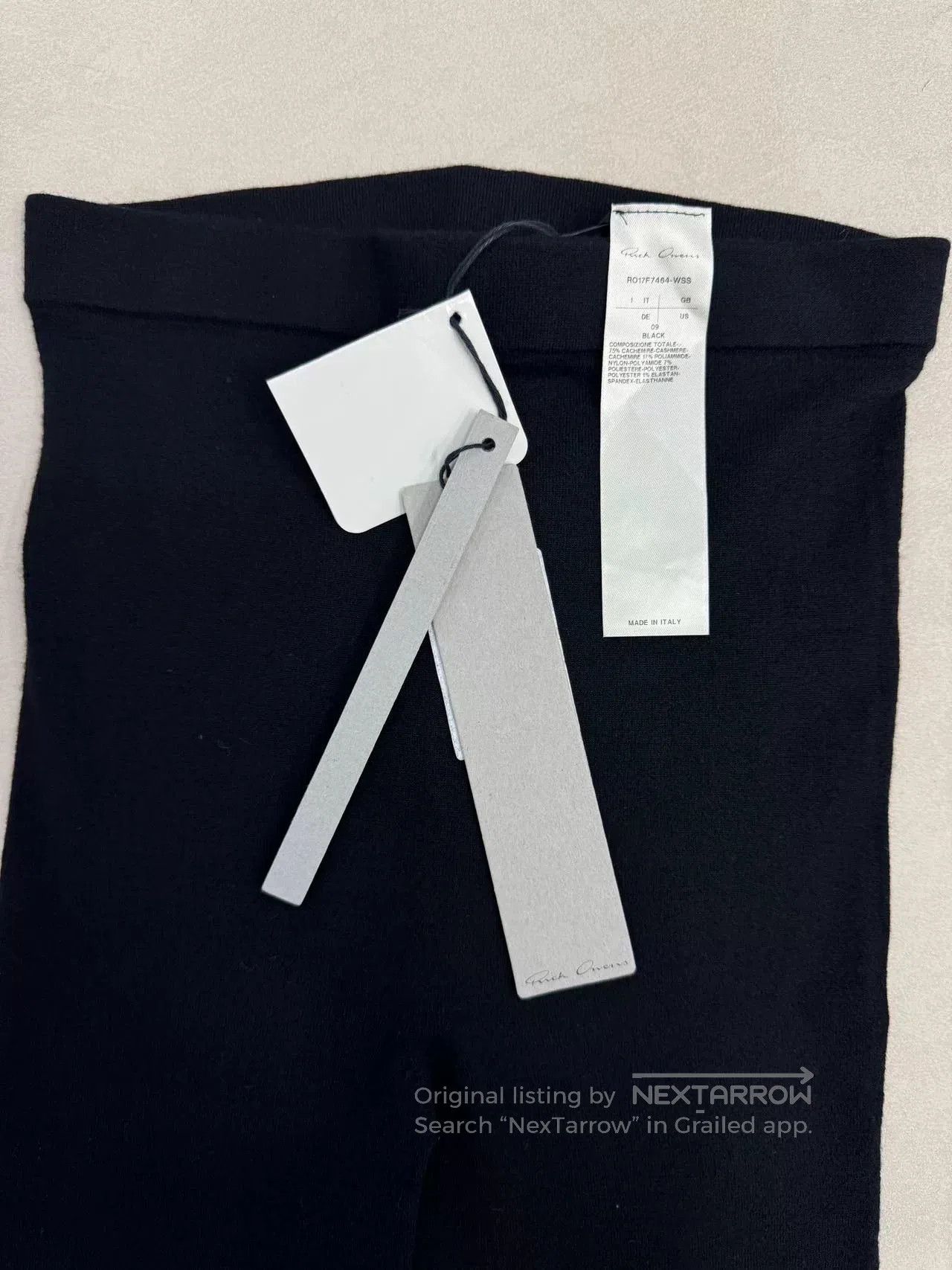 Rick Owens Rick Owens Women’s Black Leggings. Size 31" - 6 Thumbnail