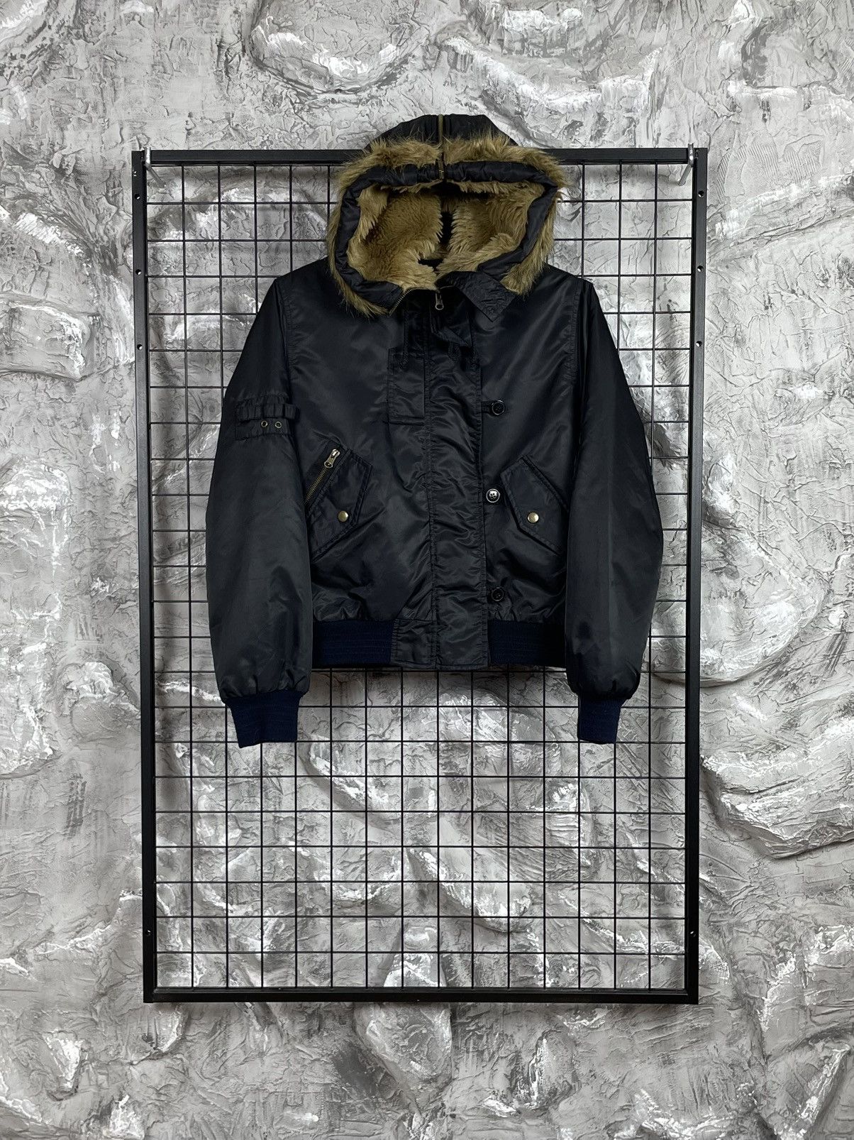 Junya Watanabe Y2K Fur Bomber If Six Was Nine Archive LGB GOA Japanese Vibe Size US S / EU 44-46 / 1 - 3 Thumbnail