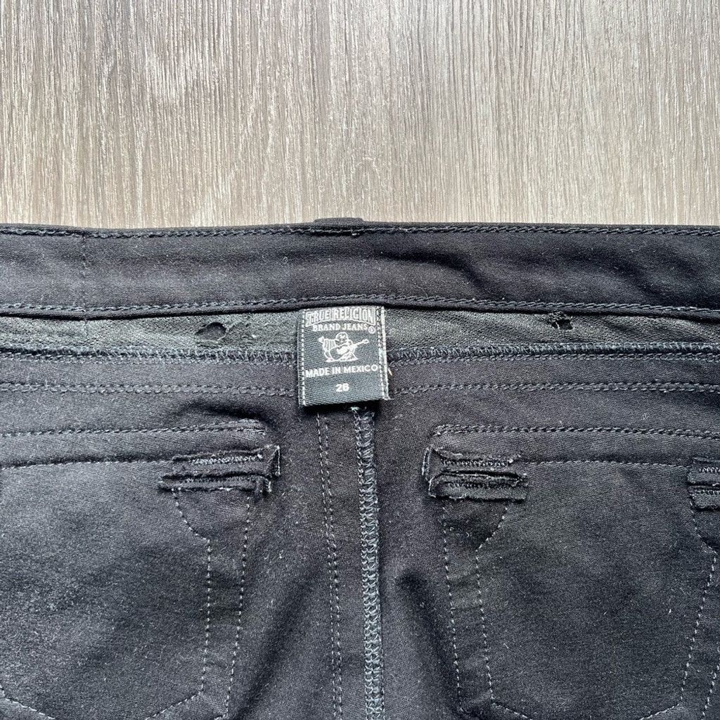 True Religion True Religion Black Skinny Pants Jeans Size 26" / US 2 / IT 38 - 3 Thumbnail
