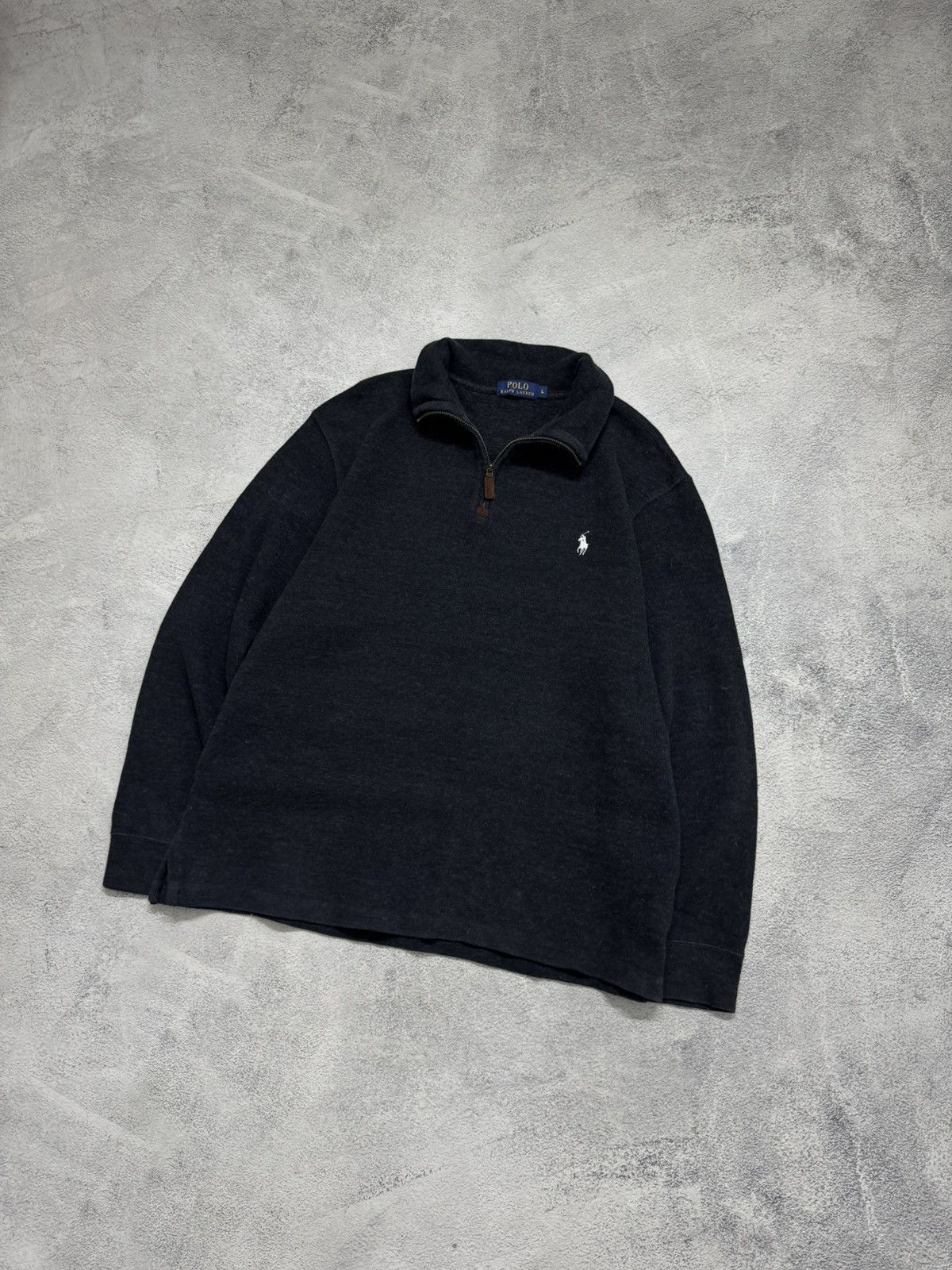 Polo Ralph Lauren Vintage 90’s Polo Ralph Lauren Rugby 1/4 Zip Sweatshirt Size US L / EU 52-54 / 3 - 3 Thumbnail