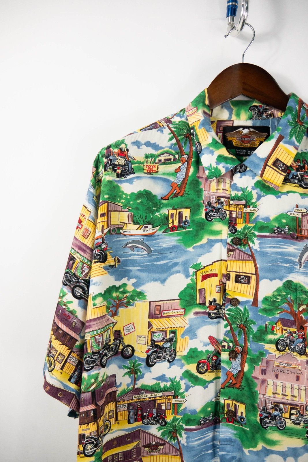 Harley Davidson × Vintage Vintage Hawaii Harley Davidson button shirt Size US XXL / EU 58 / 5 - 5 Thumbnail