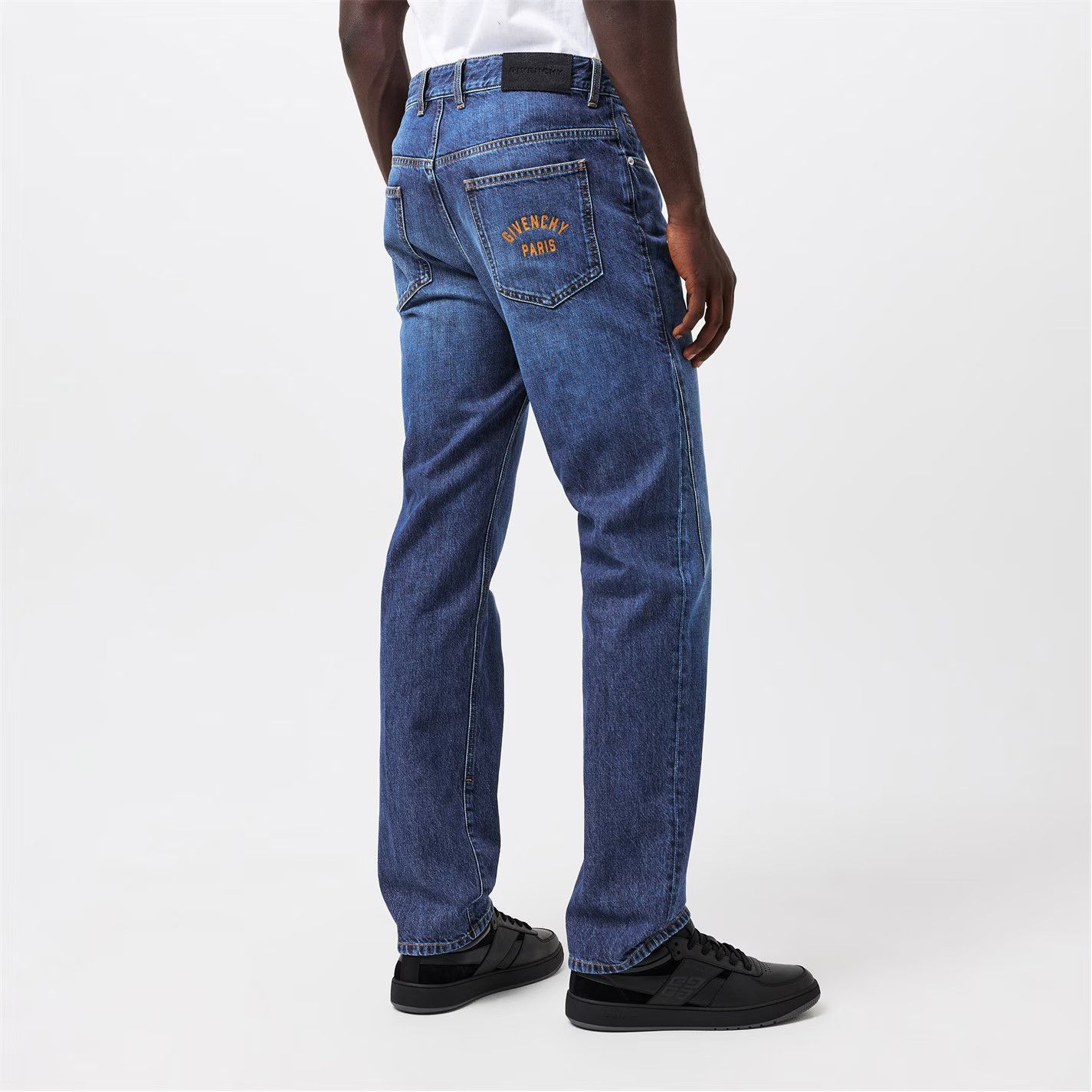 Givenchy o1g2r1mq0426 Straight Leg Jeans in Blue Size US 34 / EU 50 - 5 Thumbnail