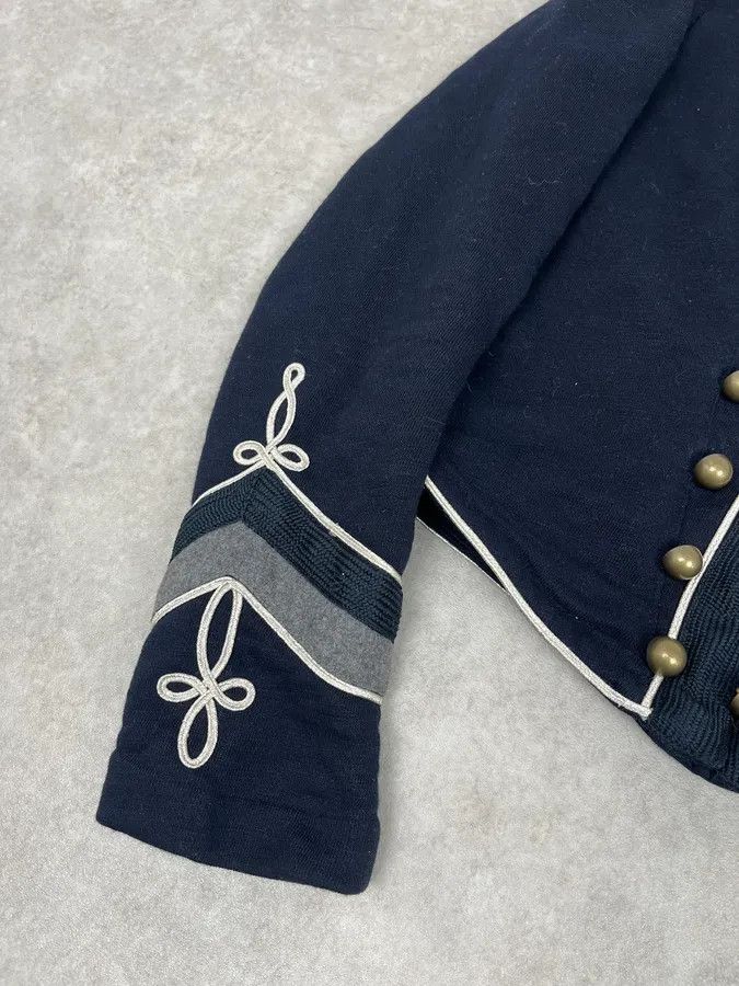Vintage 2010s Ralph Lauren Navy Embellished Buttoned Officer Jacket Size XS / US 0-2 / IT 36-38 - 7 Thumbnail