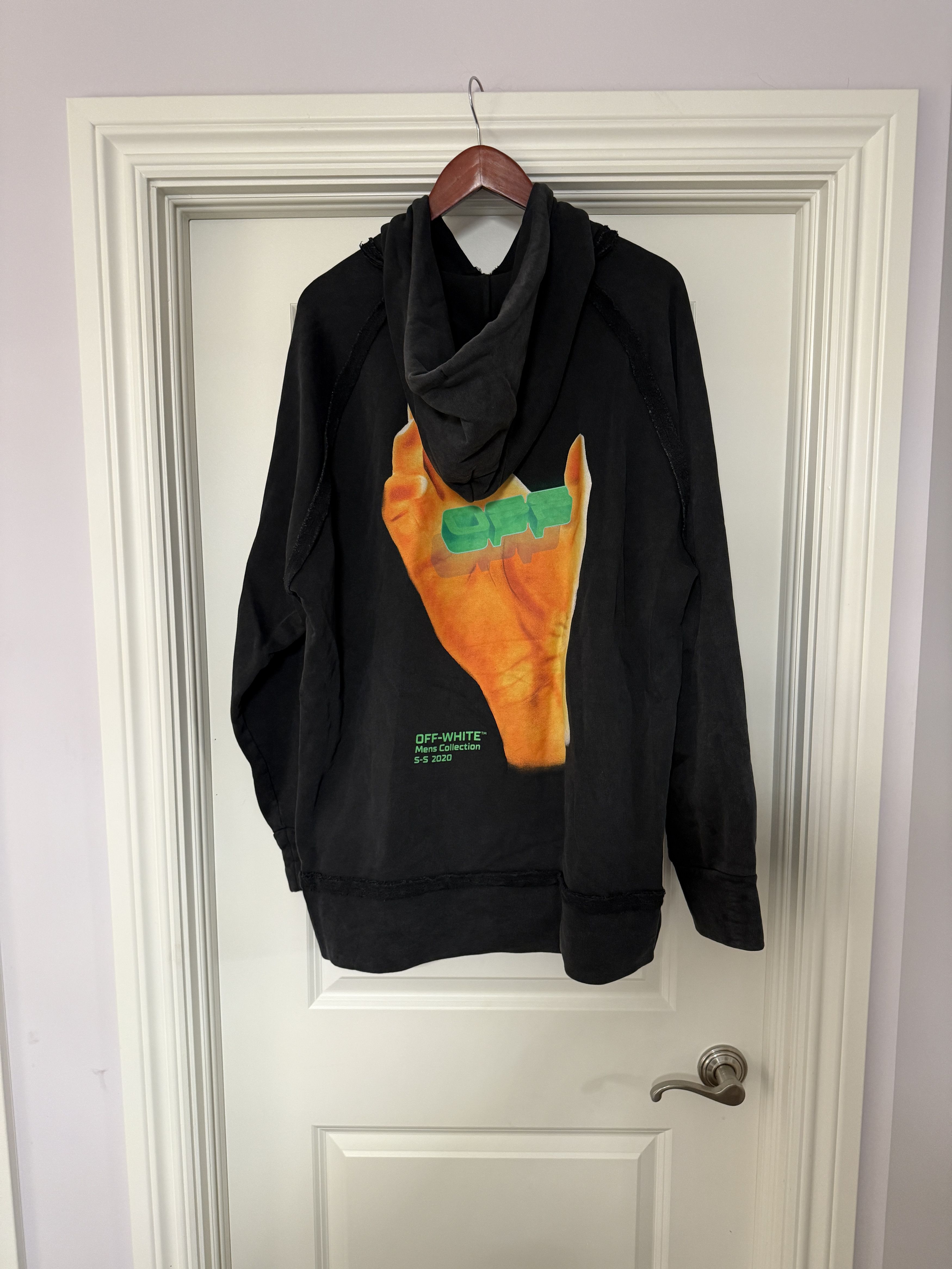 Off-White Off-White Hand Logo Hoodie Size US L / EU 52-54 / 3 - 3 Thumbnail