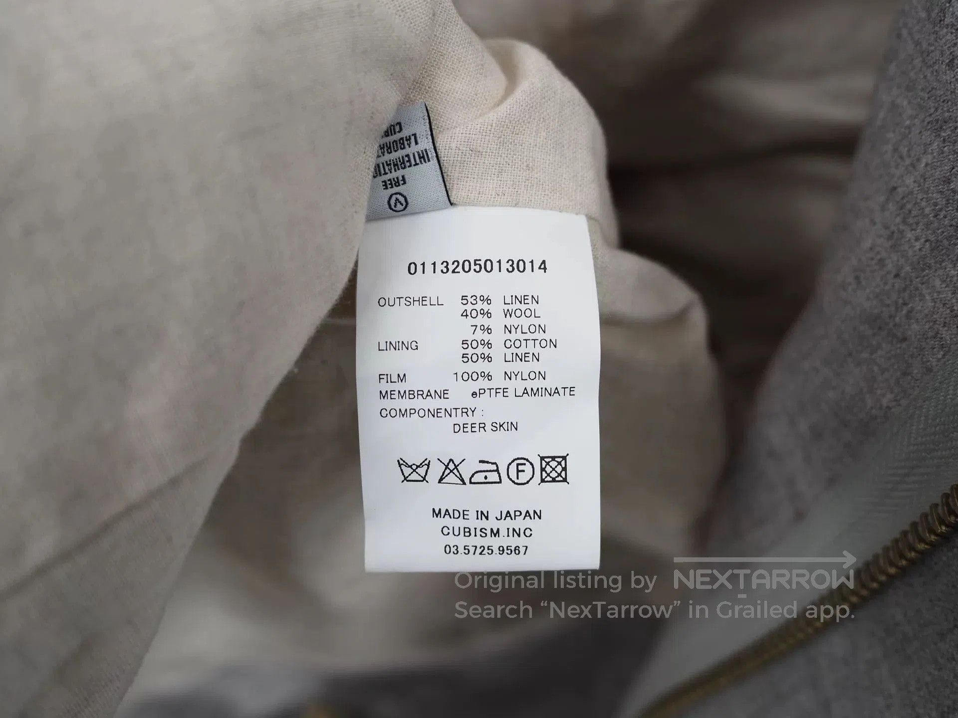 Visvim visvim gray linen wool blend coat. Size US M / EU 48-50 / 2 - 6 Thumbnail