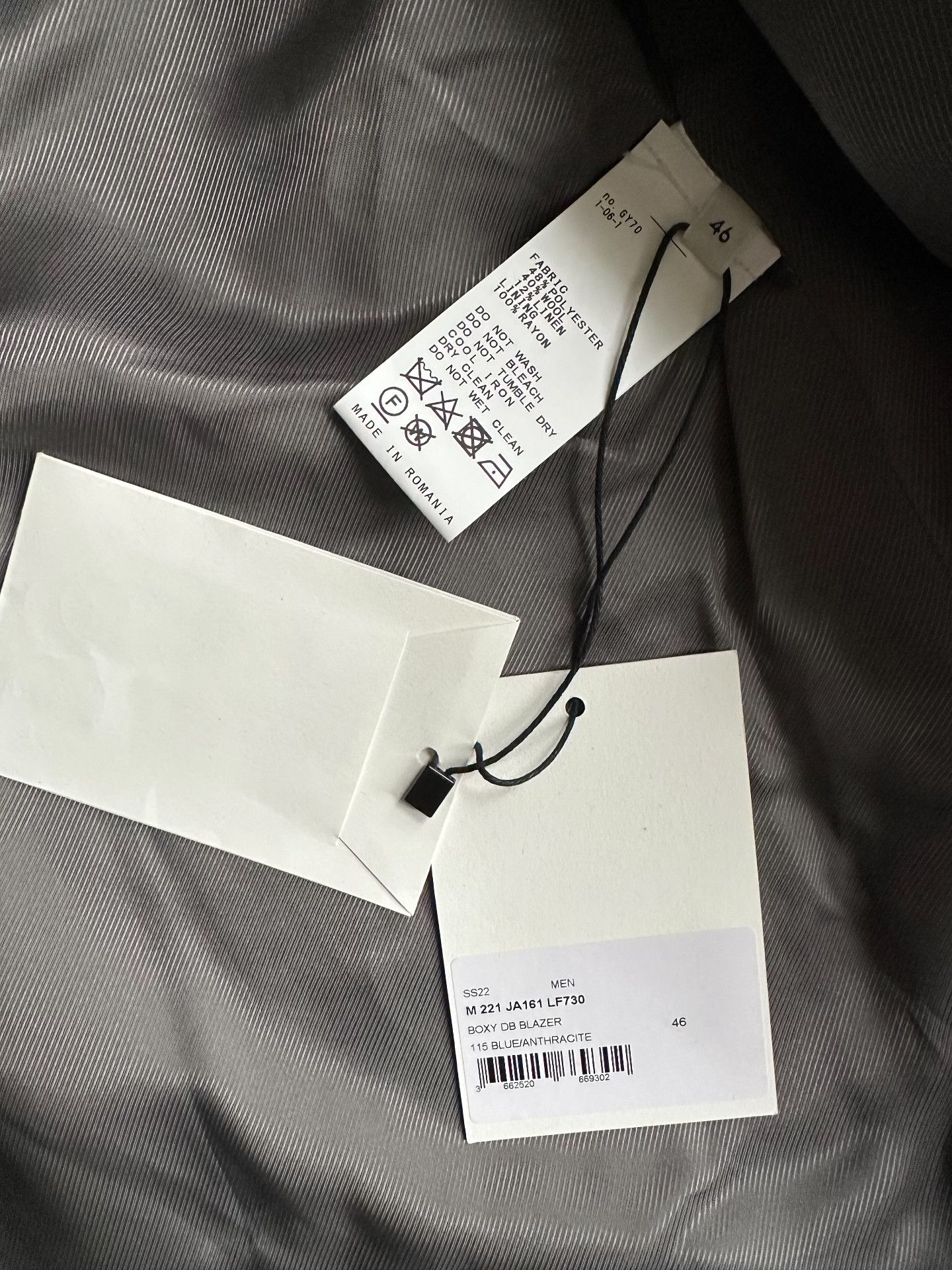 Lemaire LEMAIRE 22SS spacious suit| Size 46R - 4 Thumbnail