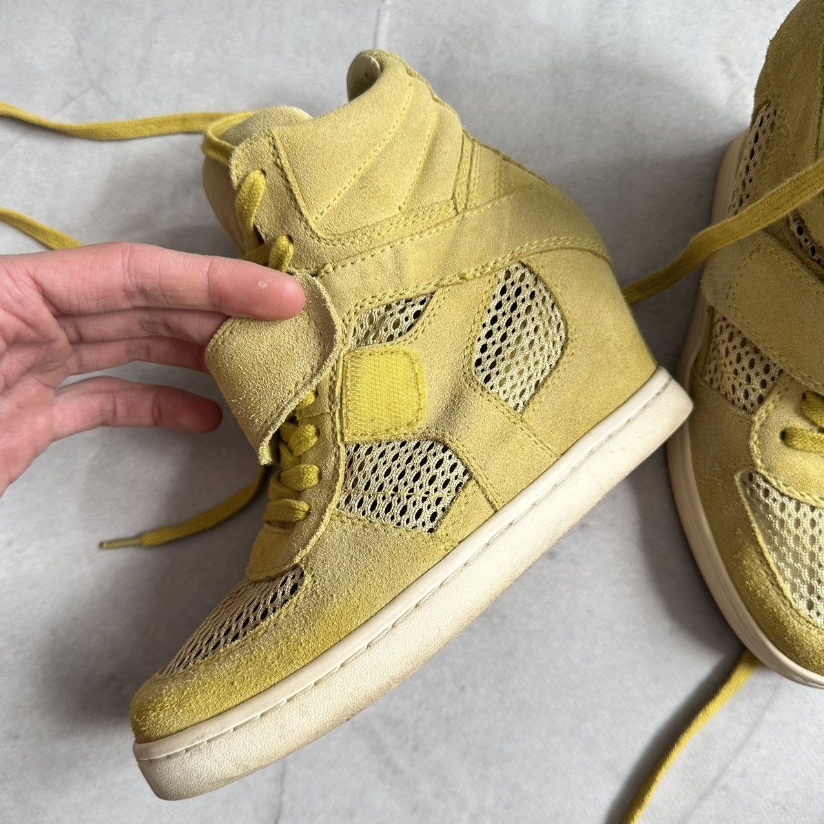 Isabel Marant Cute ASH Mesh Style Isabel Marant Wedge Bekett Sneakers Size US 7 / IT 37 - 13 Thumbnail