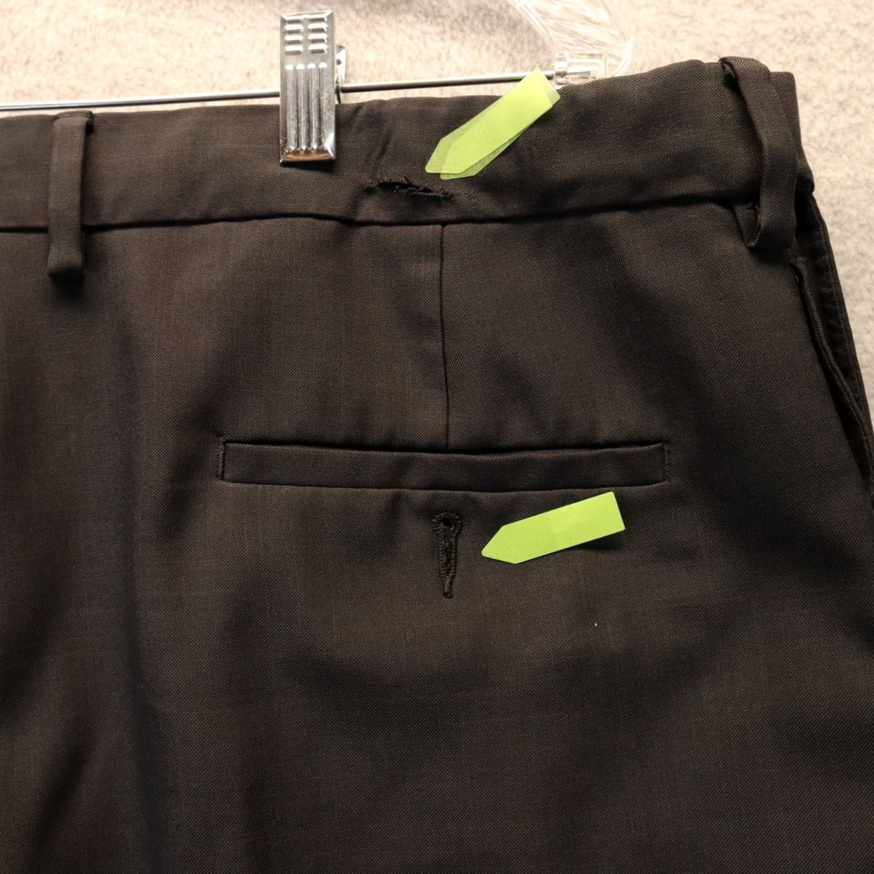 Haggar Haggar Pants Mens 38x30 Classic Fit Dress Slacks Flat Front Dark Gray Size US 38 / EU 54 - 4 Thumbnail