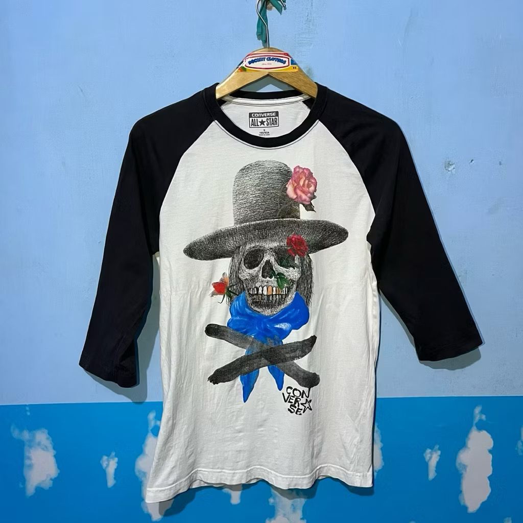 Other Converse Three-Quarter Sleeve T-Shirt Size US S / EU 44-46 / 1 - 1 Thumbnail