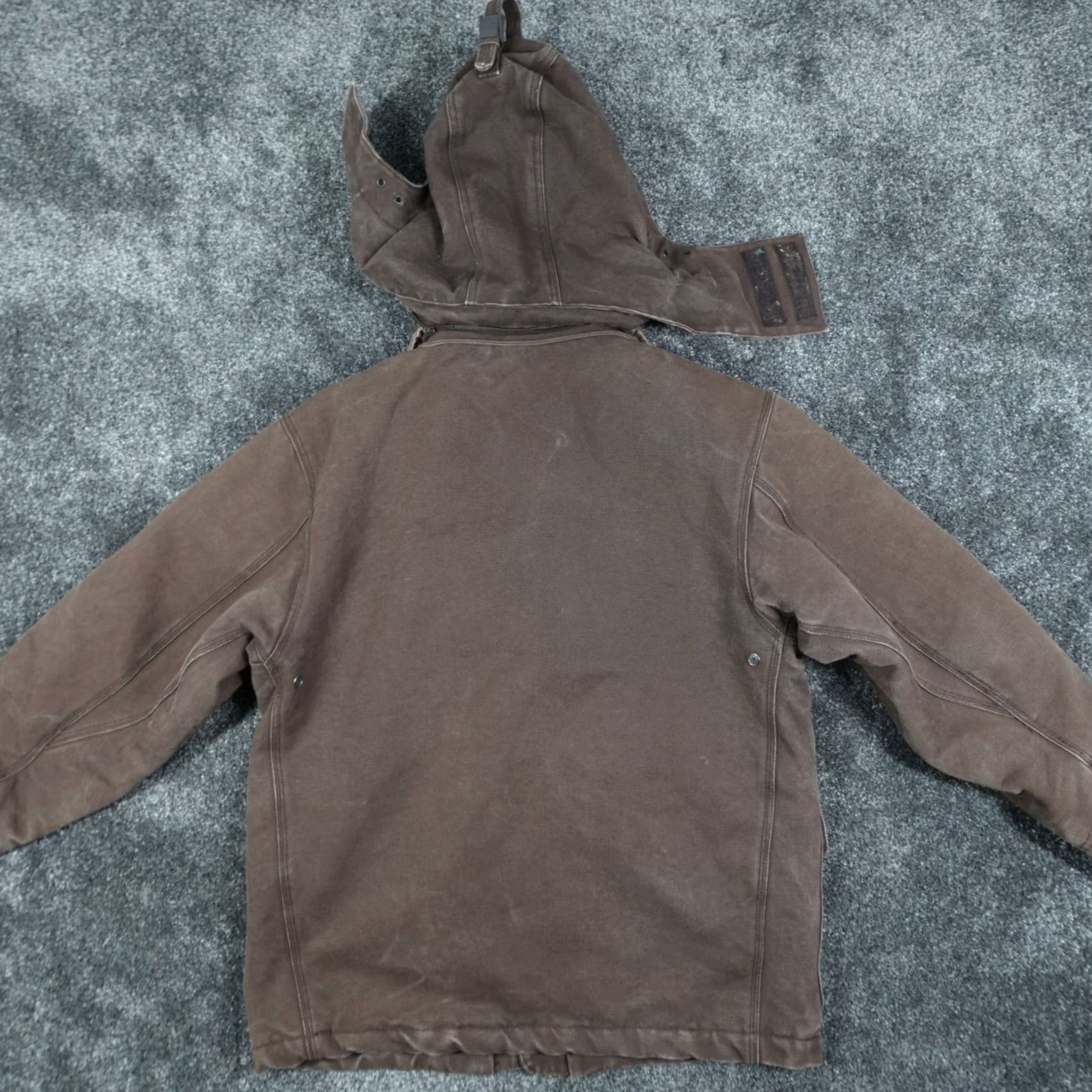 Schott Schott NYC Jacket Mens Small Brown Cotton Heavy Chore Utility Pockets Workwear Size US S / EU 44-46 / 1 - 2 Thumbnail