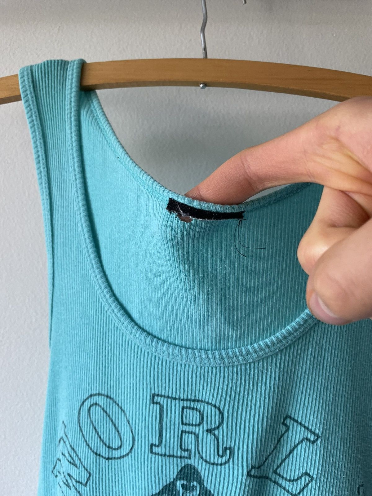 Vintage Vintage World Gym Teal Muscle Tank top Size S / US 4 / IT 40 - 5 Thumbnail