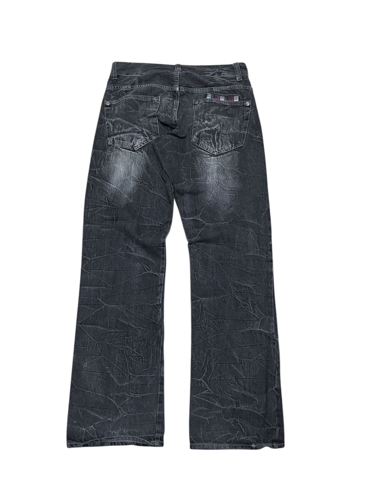 Japanese Brand Y2K Wild Life Tribal Flare Denim Size US 32 / EU 48 - 2 Thumbnail