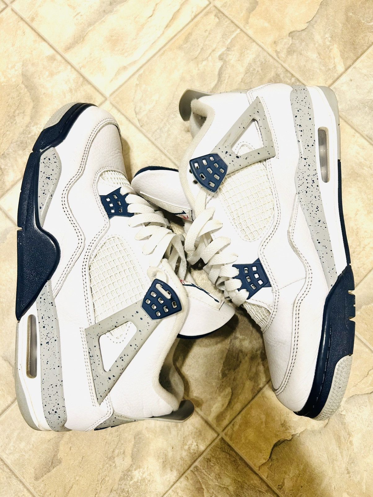 Jordan Brand jordan 4 navy Size US 10.5 / EU 43-44 - 6 Thumbnail