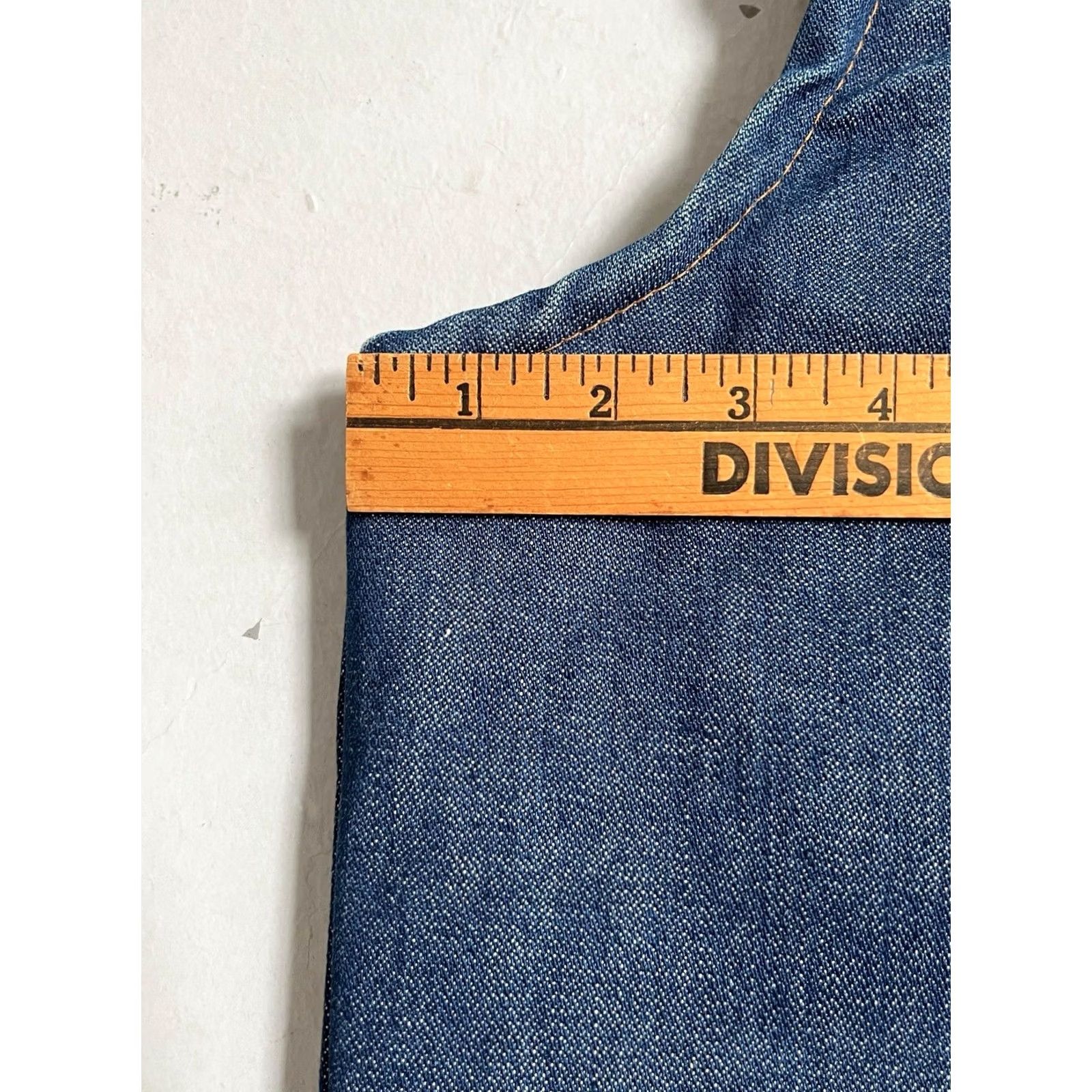Wrangler Vintage Wrangler Denim Vest USA Shearling Lined Western 14oz VL561NV XL Size US XL / EU 56 / 4 - 4 Thumbnail