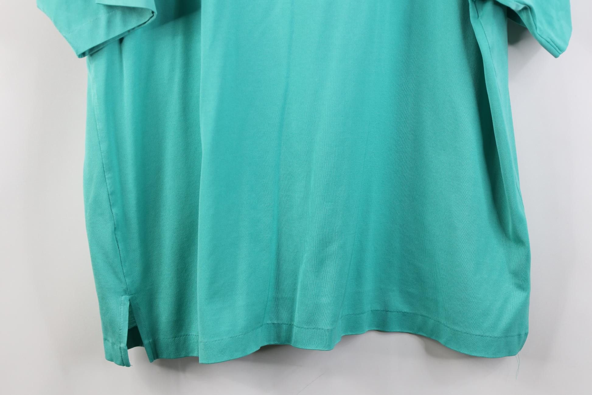 Vintage Vintage 70s Streetwear Short Sleeve Golf Polo Shirt Teal Size US XL / EU 56 / 4 - 13 Thumbnail