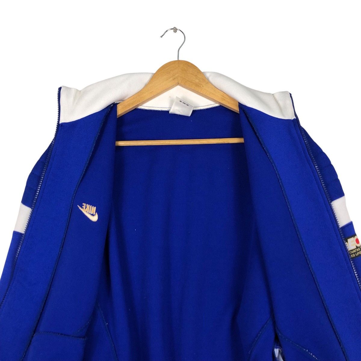Japanese Brand × Nike × Vintage Vintage Nike Black Tag Blue Sweater Jacket Japan Production Size US M / EU 48-50 / 2 - 12 Thumbnail