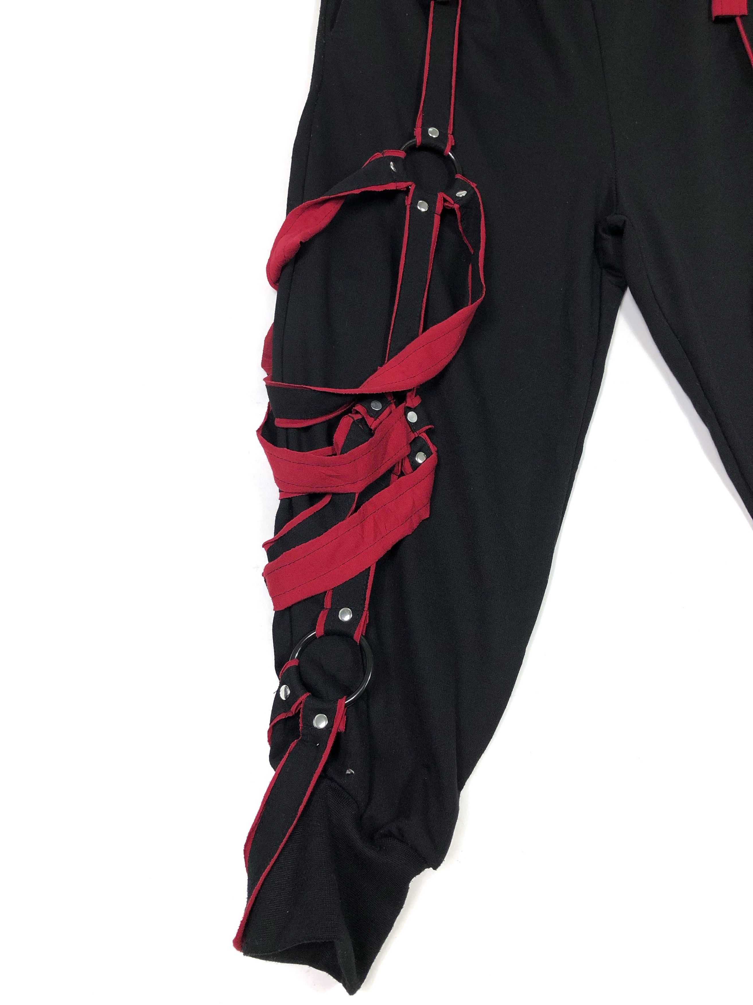 Japanese Brand RARE🔥JAPAN DRUG HONEY BONDAGE PARACHUTE STYLE CROP JOGGER Size US 34 / EU 50 - 8 Thumbnail