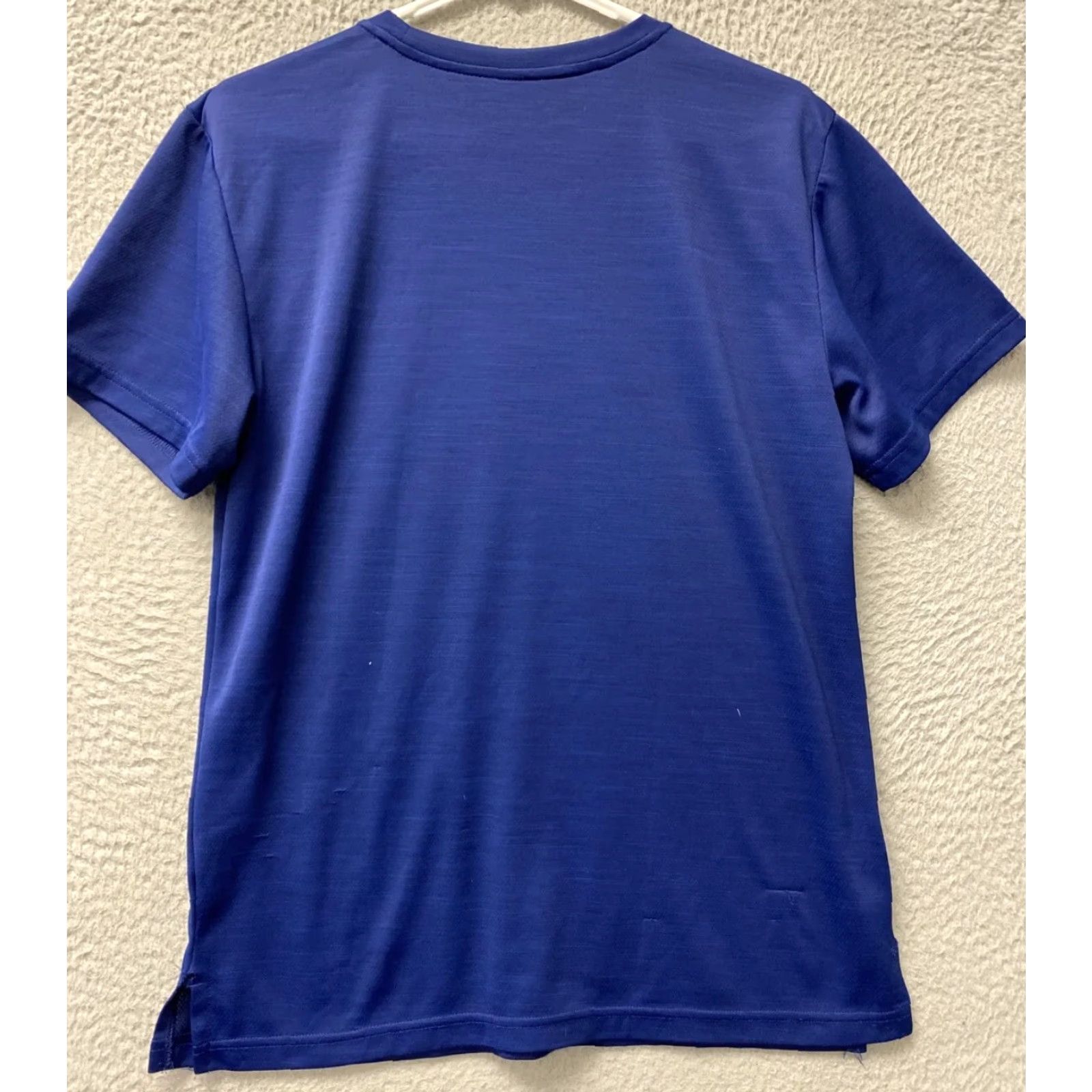 Nike Nike Dri-Fit Shirt Men S Blue Oversized Logo Running Workout Crew-Neck /104-28 Nike Dri-Fit Product Line T-Shirt Gel? Size US S / EU 44-46 / 1 - 8 Thumbnail